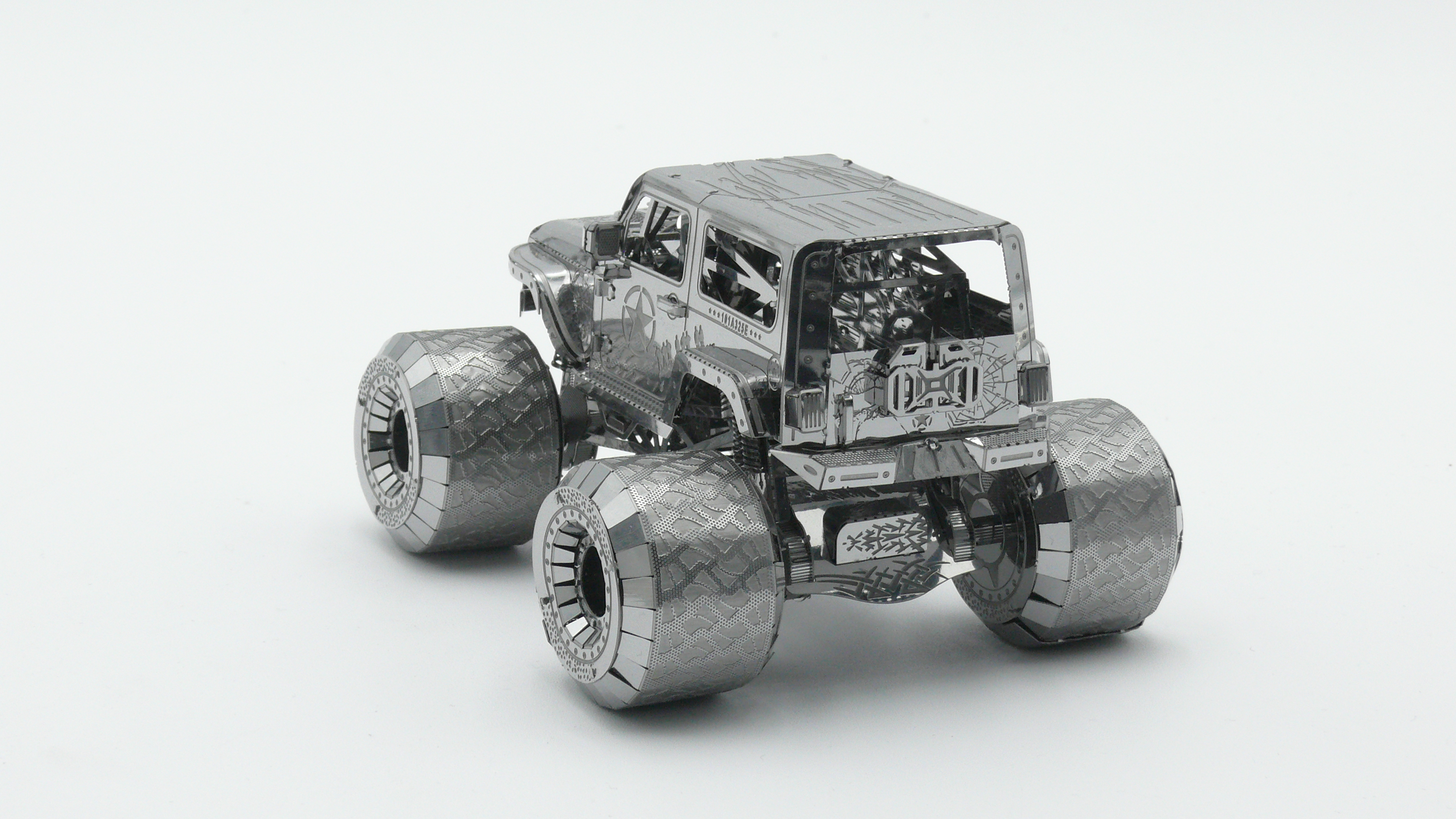 3D Metal Model Offroad Wrangler