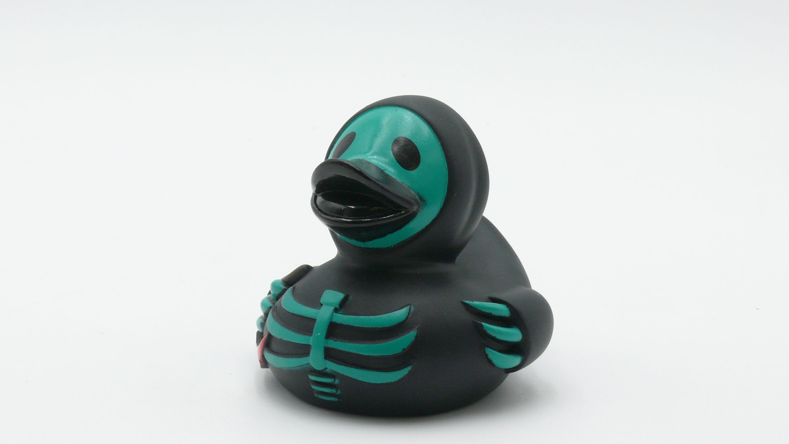 Green Ghost Rubber Duck