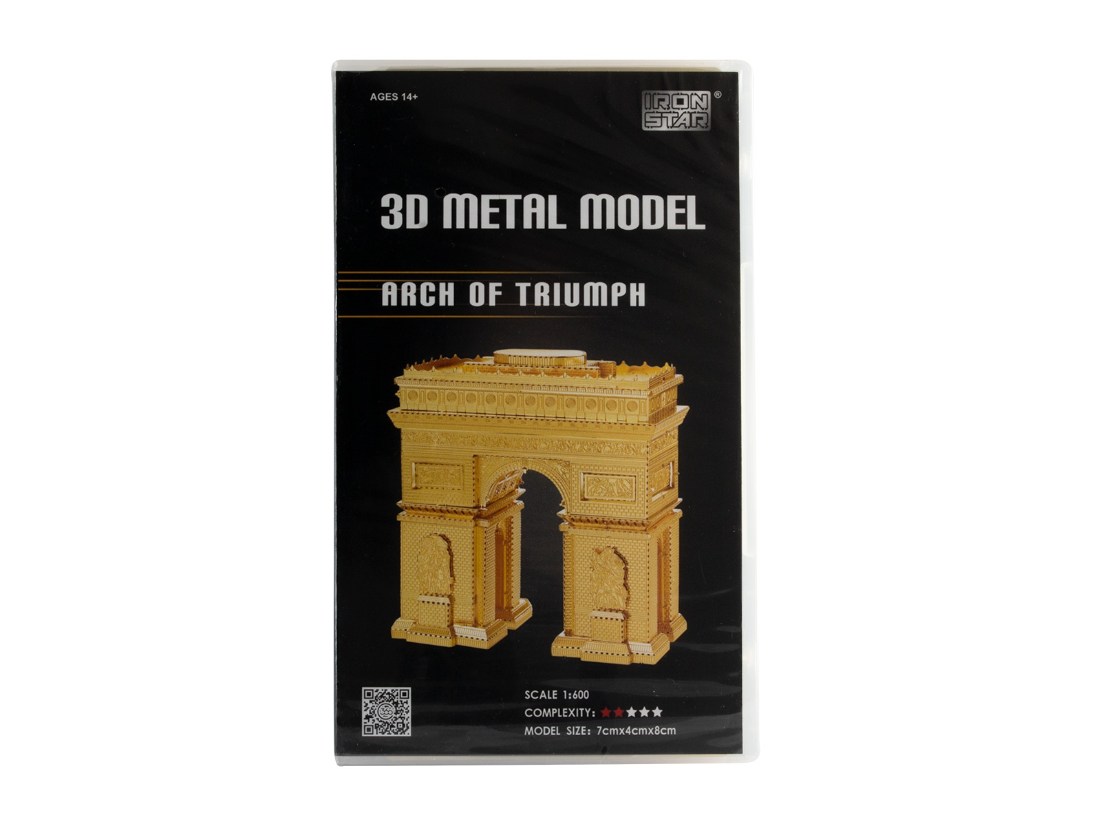 3D Metal Model Arc de Triomphe - Gold Edition