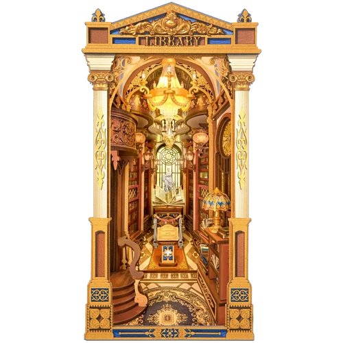 Wooden Model Kit / Book Nook – Library of Wonders – TGB16 by Robotime