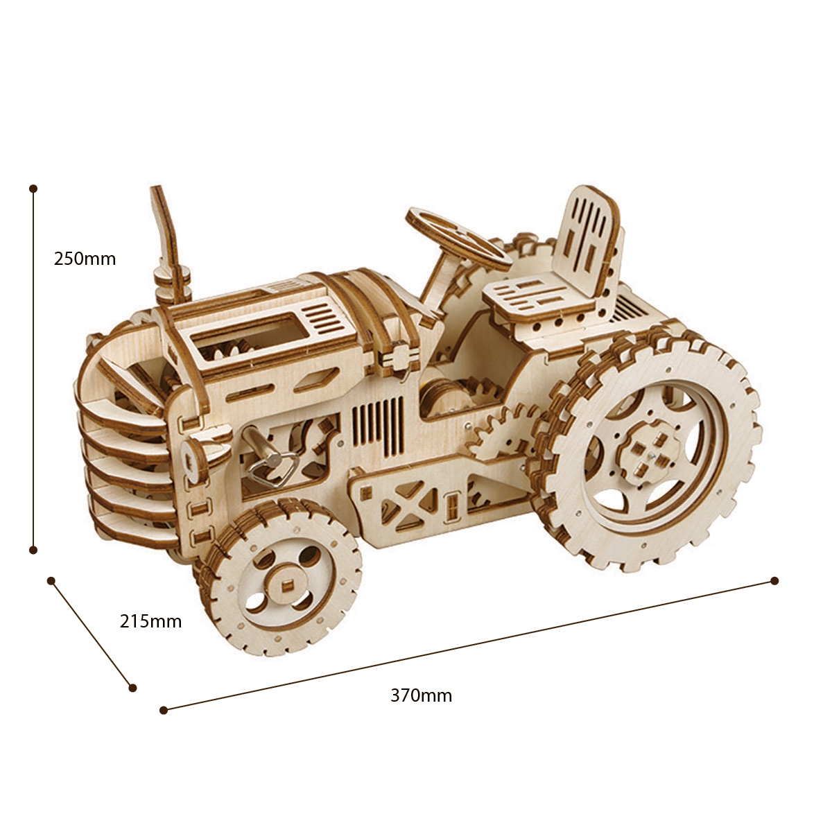 Wooden Model Kit - Tractor - LK401 by Robotime