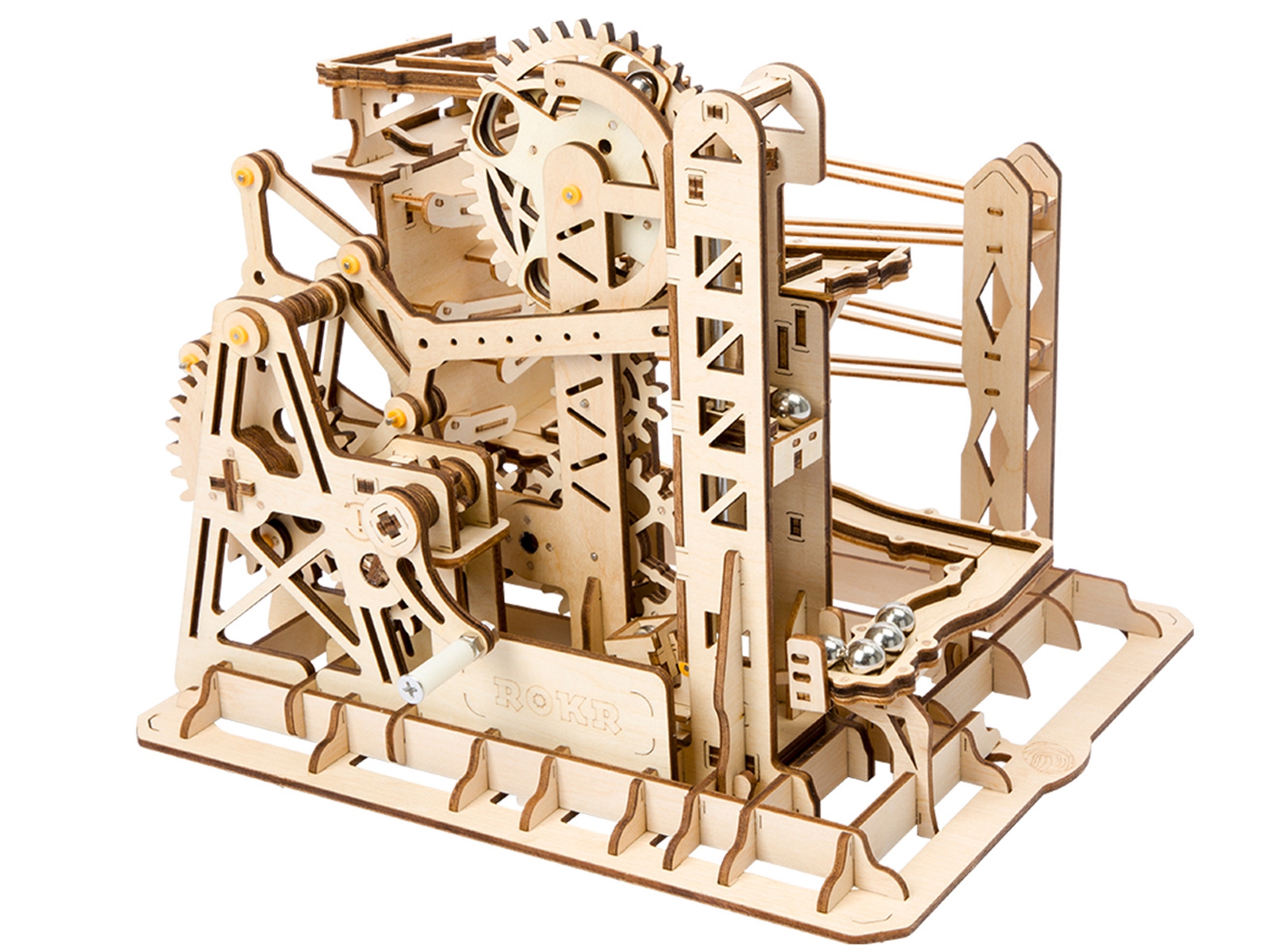 Holzmurmelbahn 3D Puzzle Holz Lift - Robotime ROKR LG503