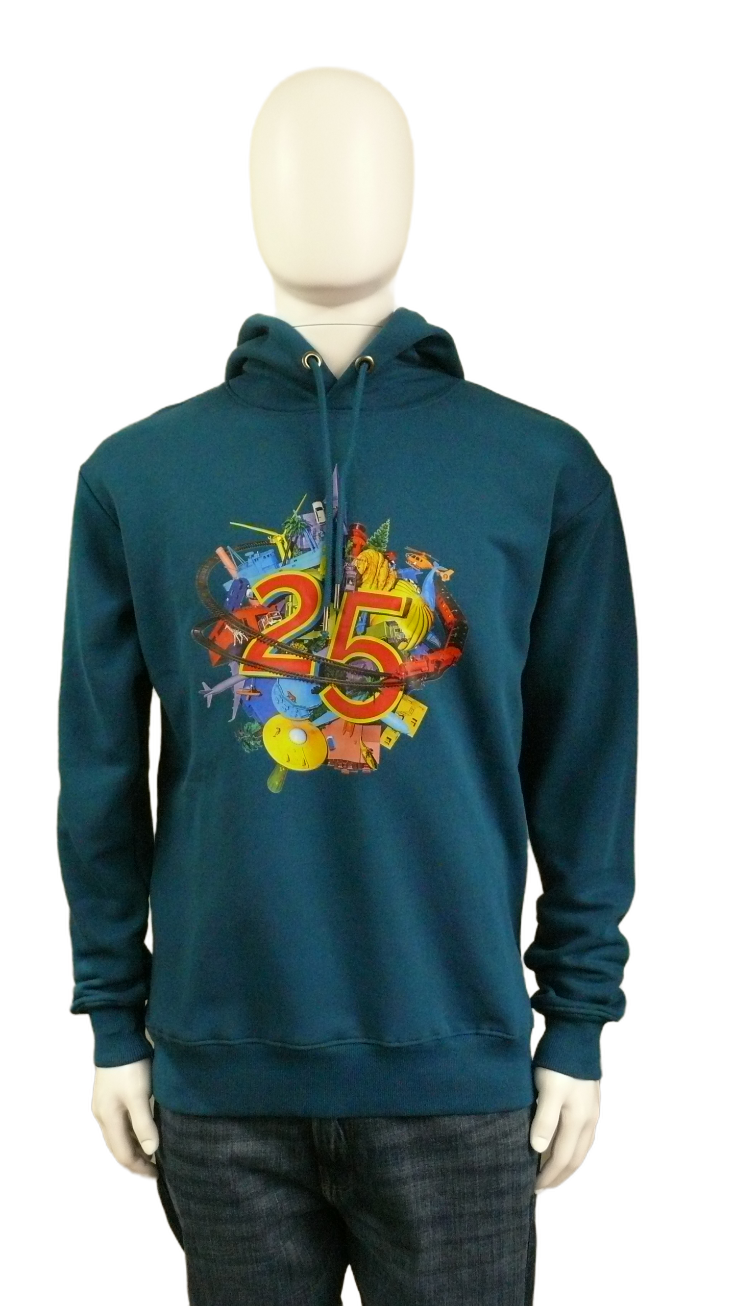 Miniatur Wunderland Hoodie - 25 Jahre Miniatur Wunderland - Signet, türkis