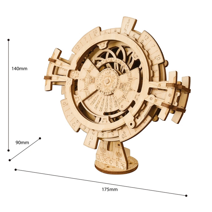 Endless Calender 3D Puzzle Wood - Robotime ROKR LK201