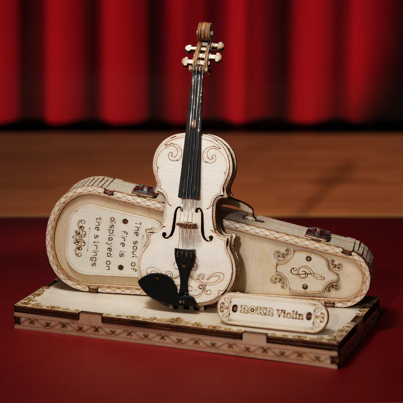 Wooden Model Kit – Violin – TG604K by Rolife