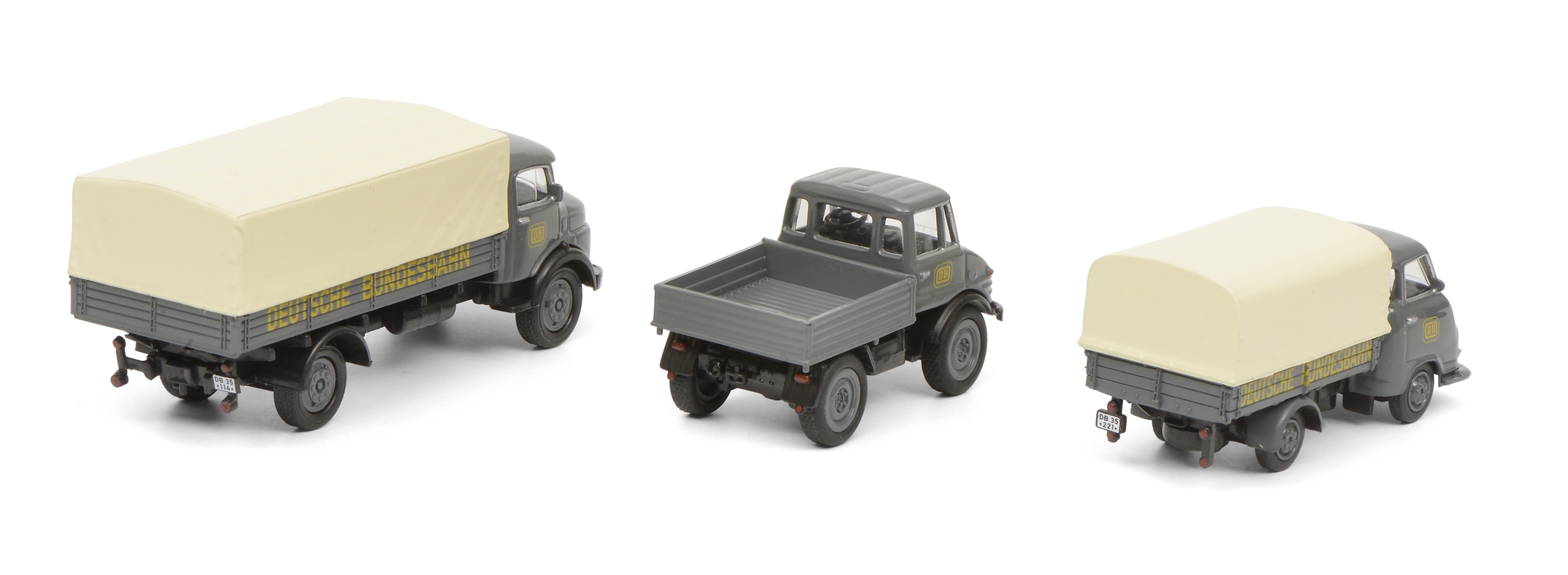 Schuco 452646200 MHI 3er Set DB, grau 1:87