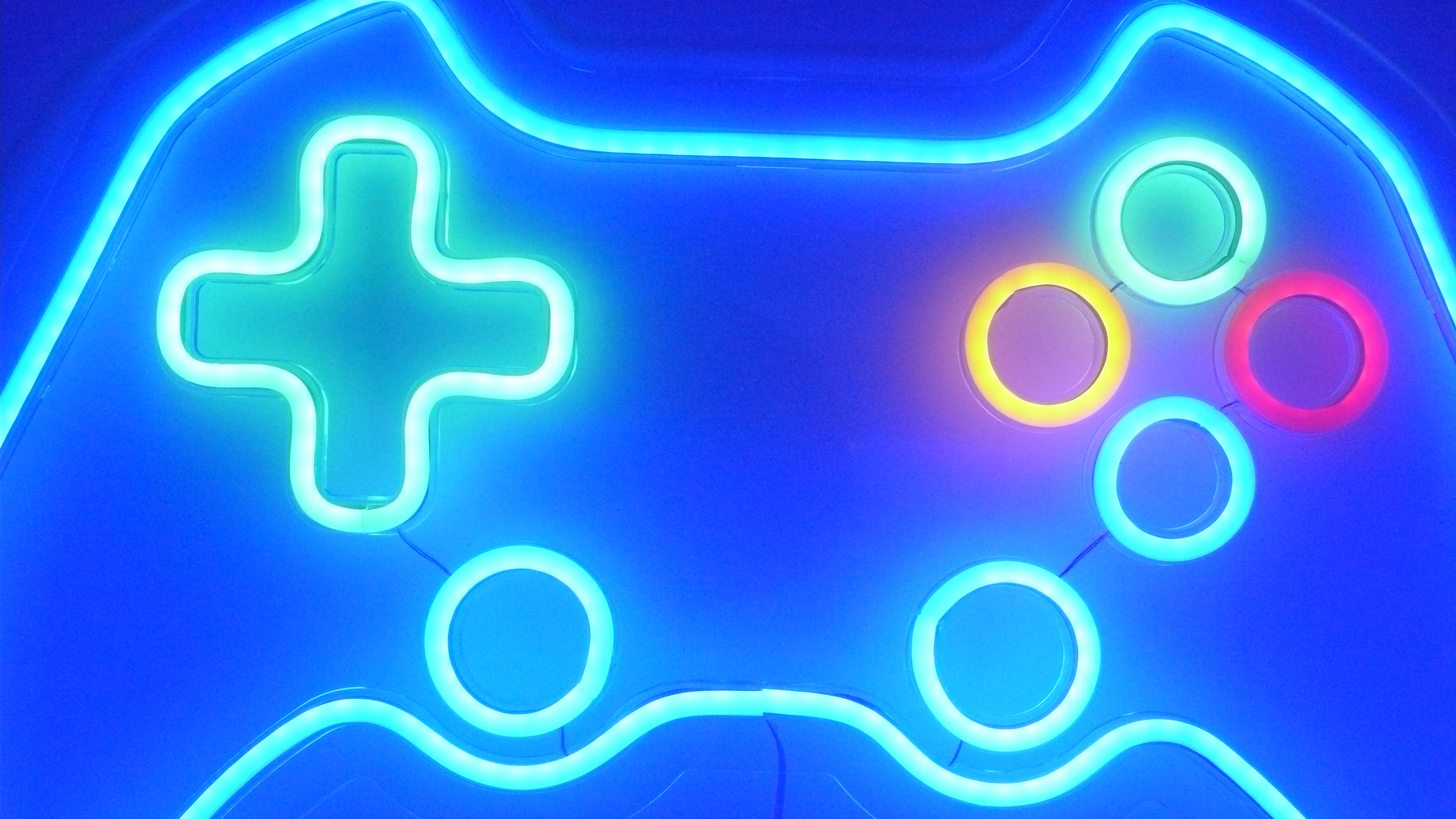 Neonlampe Gamepad