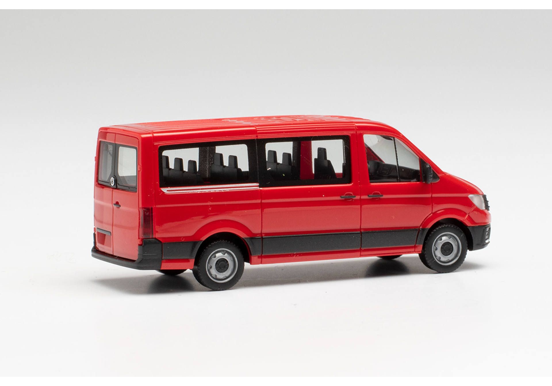 Herpa 095846 VW Crafter Bus FD, rot 1:87
