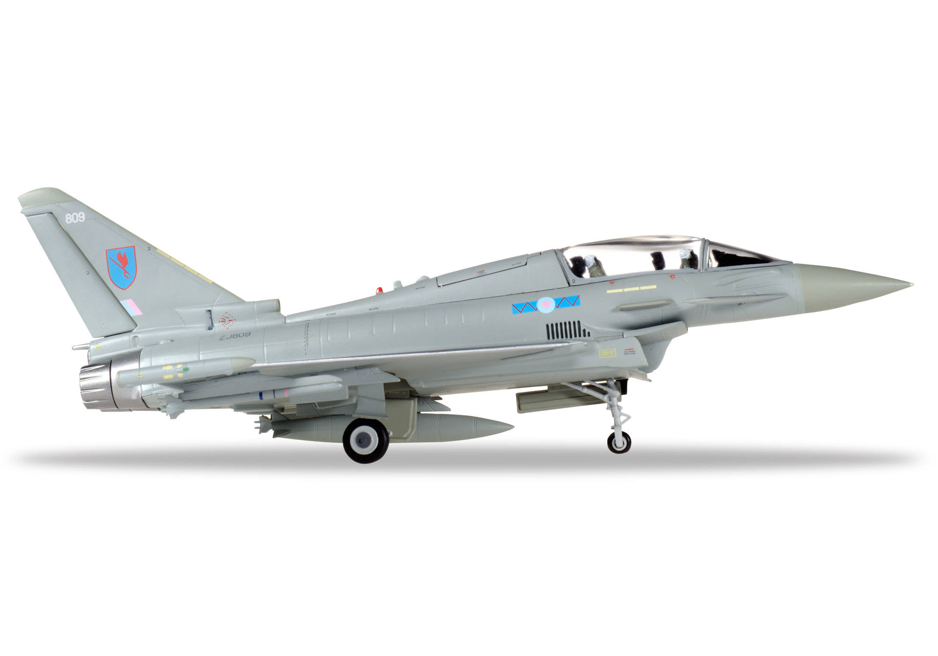 Herpa 580281 Eurofighter Royal Air Force Typhoon T3 - RAF Lossiemouth - ZJ809