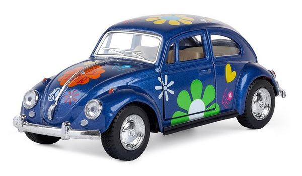 KINSMART 1967 Volkswagen Käfer Flower - Diverse Farben 1:32