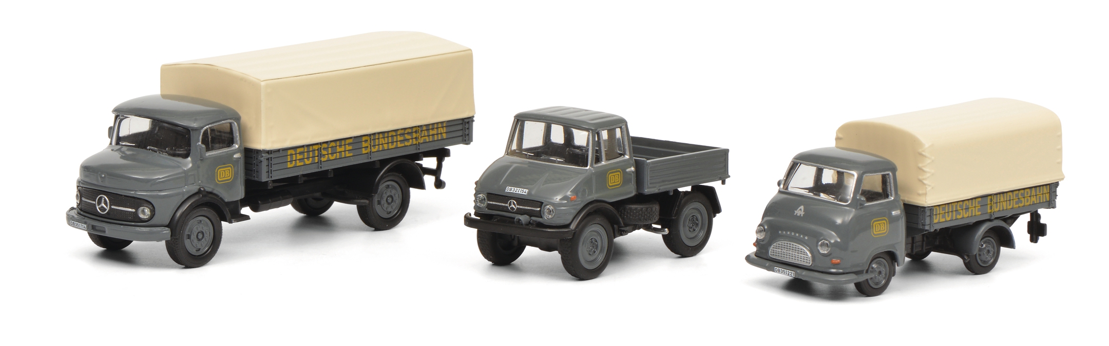 Schuco 452646200 MHI 3-Piece Set DB, Grey 1:87