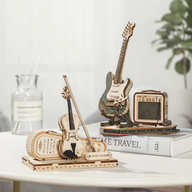 Wooden Model Kit – Violin – TG604K by Rolife