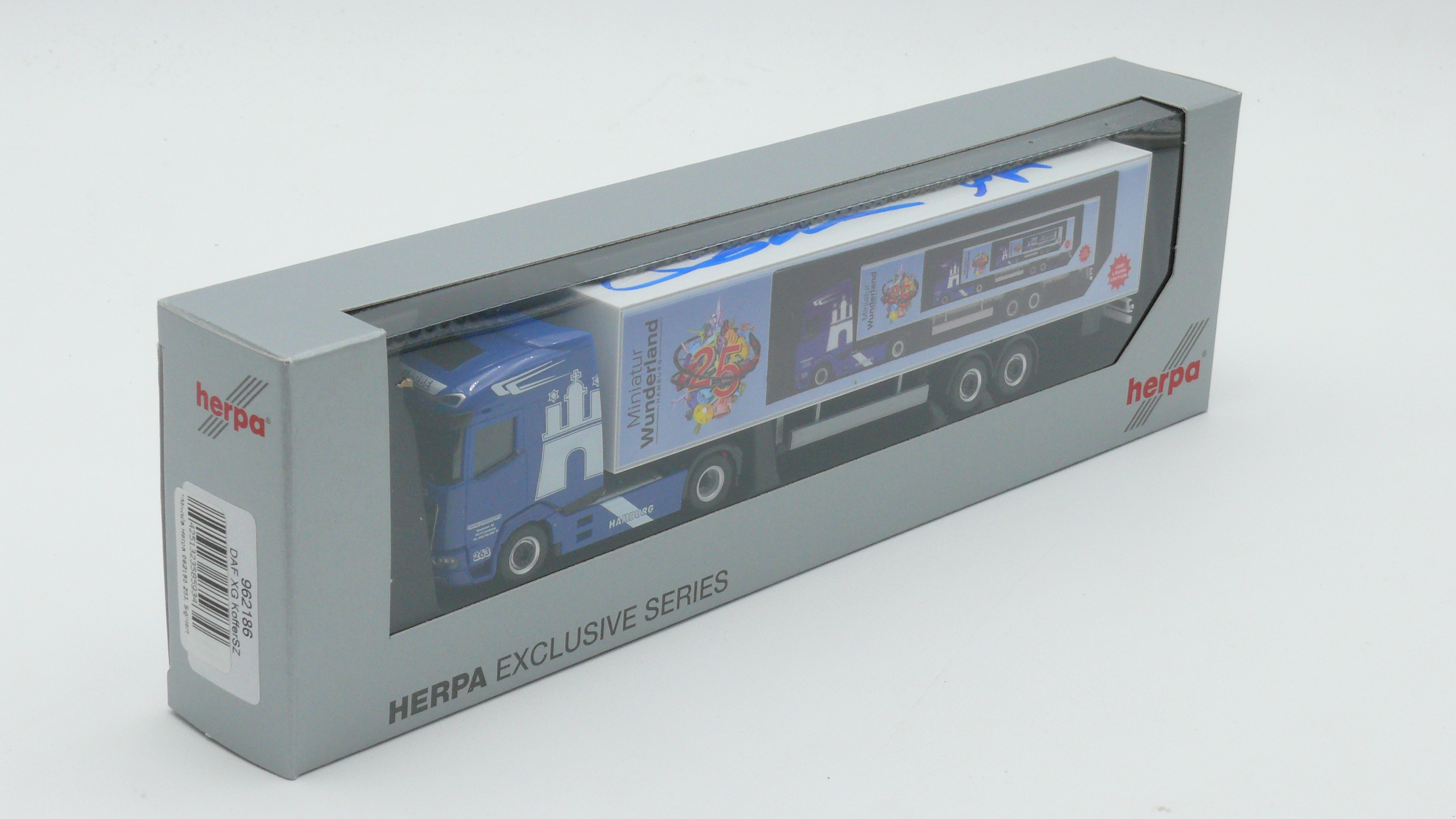 Herpa 962186 Special Truck "25 Years Miniatur Wunderland" – Limited & Signed