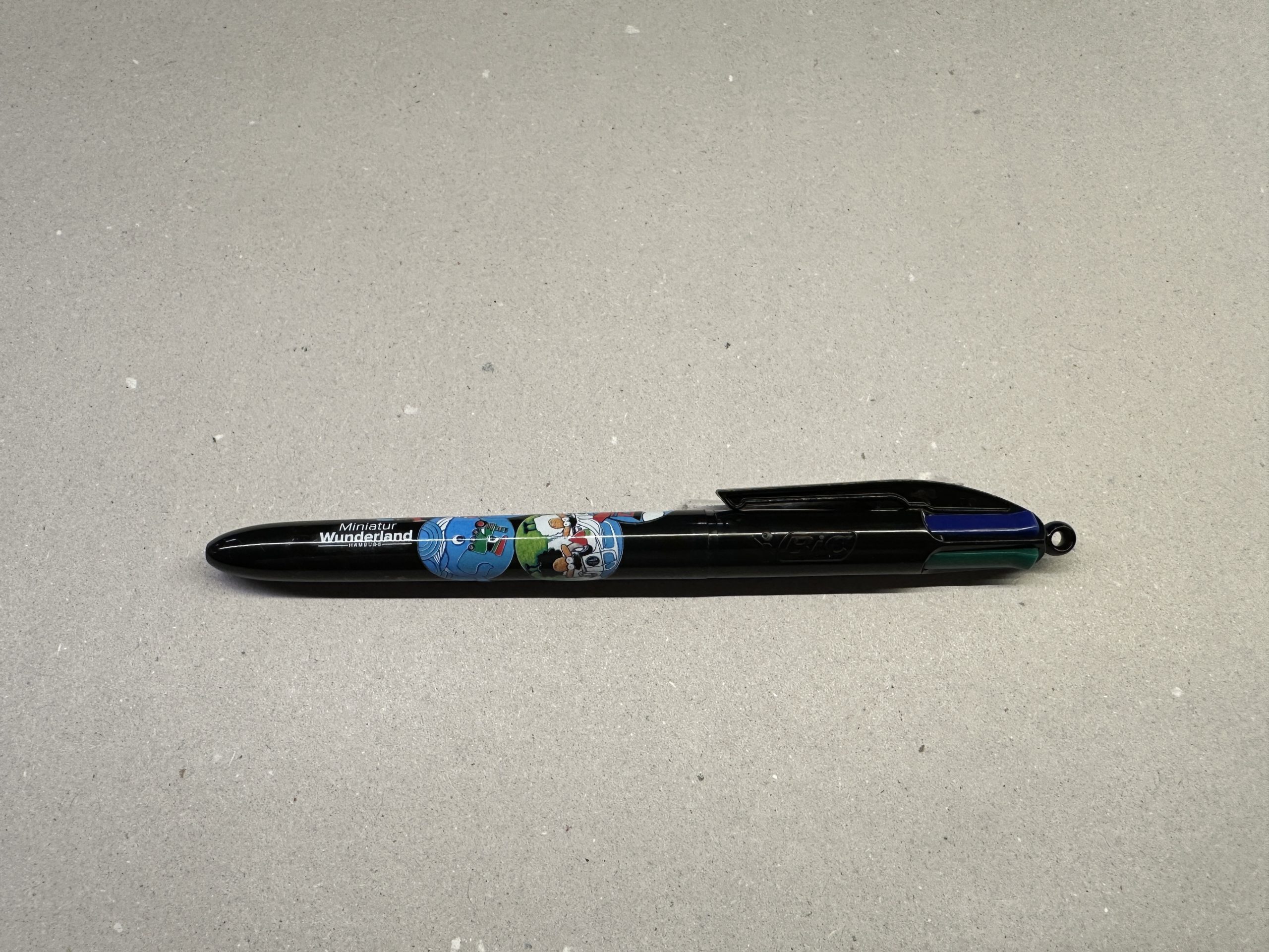 BIC "4 COLOURS" Multicolor Ballpoint Pen, Black