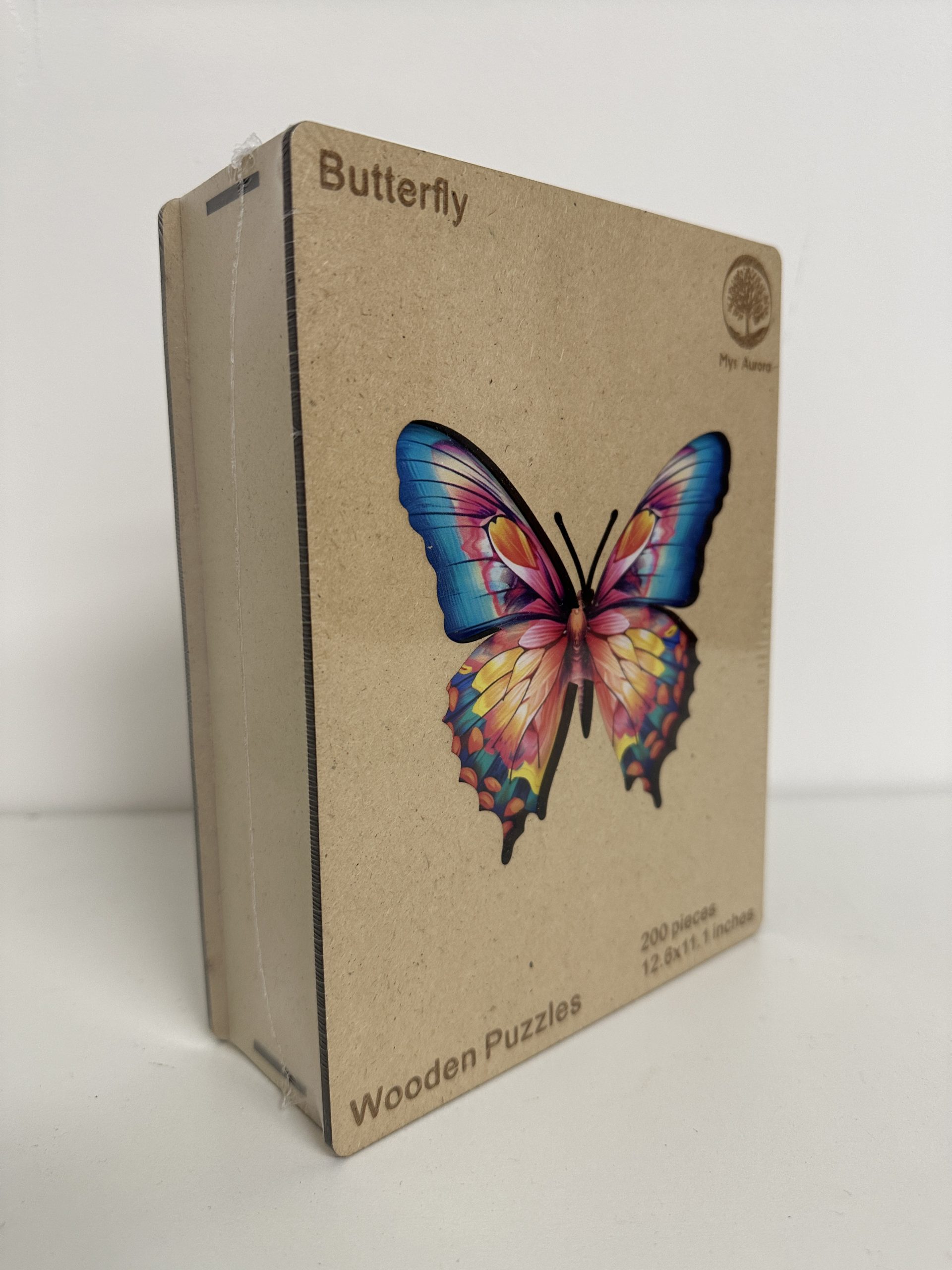 Wooden Puzzle – Butterfly – 200 Pieces