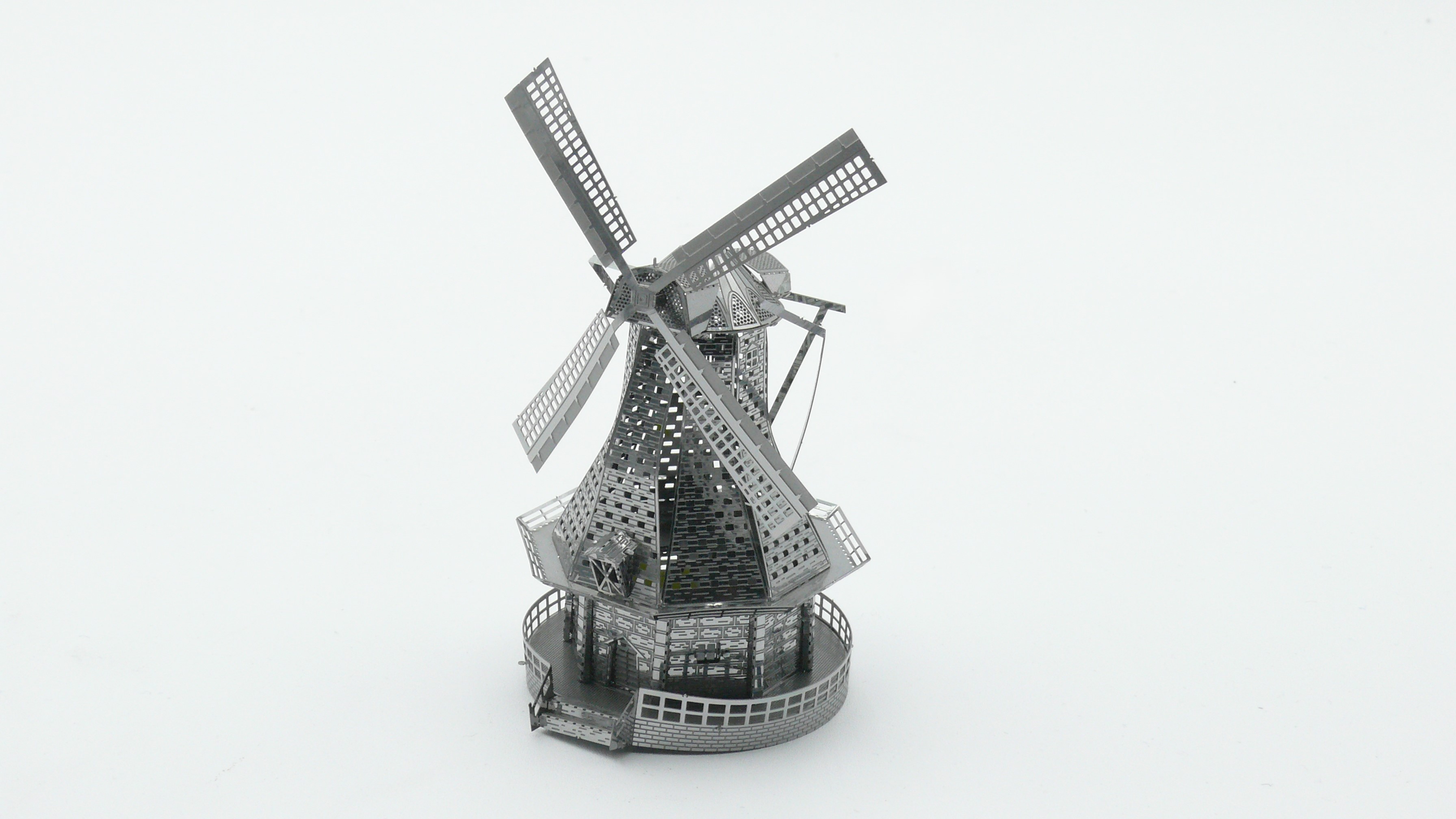 3D Metal Model Windmill