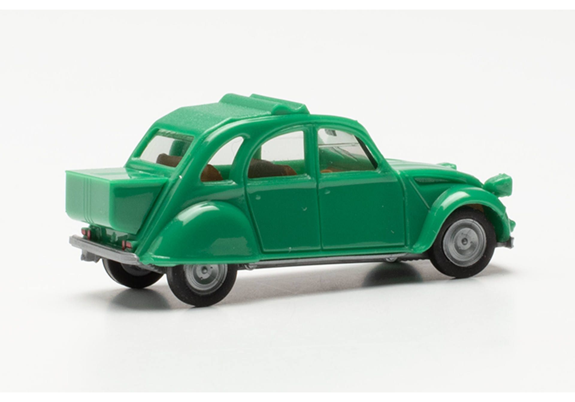 Herpa 027632-005 Citroen 2 CV m. Queue Modellfahrzeug H0 1:87