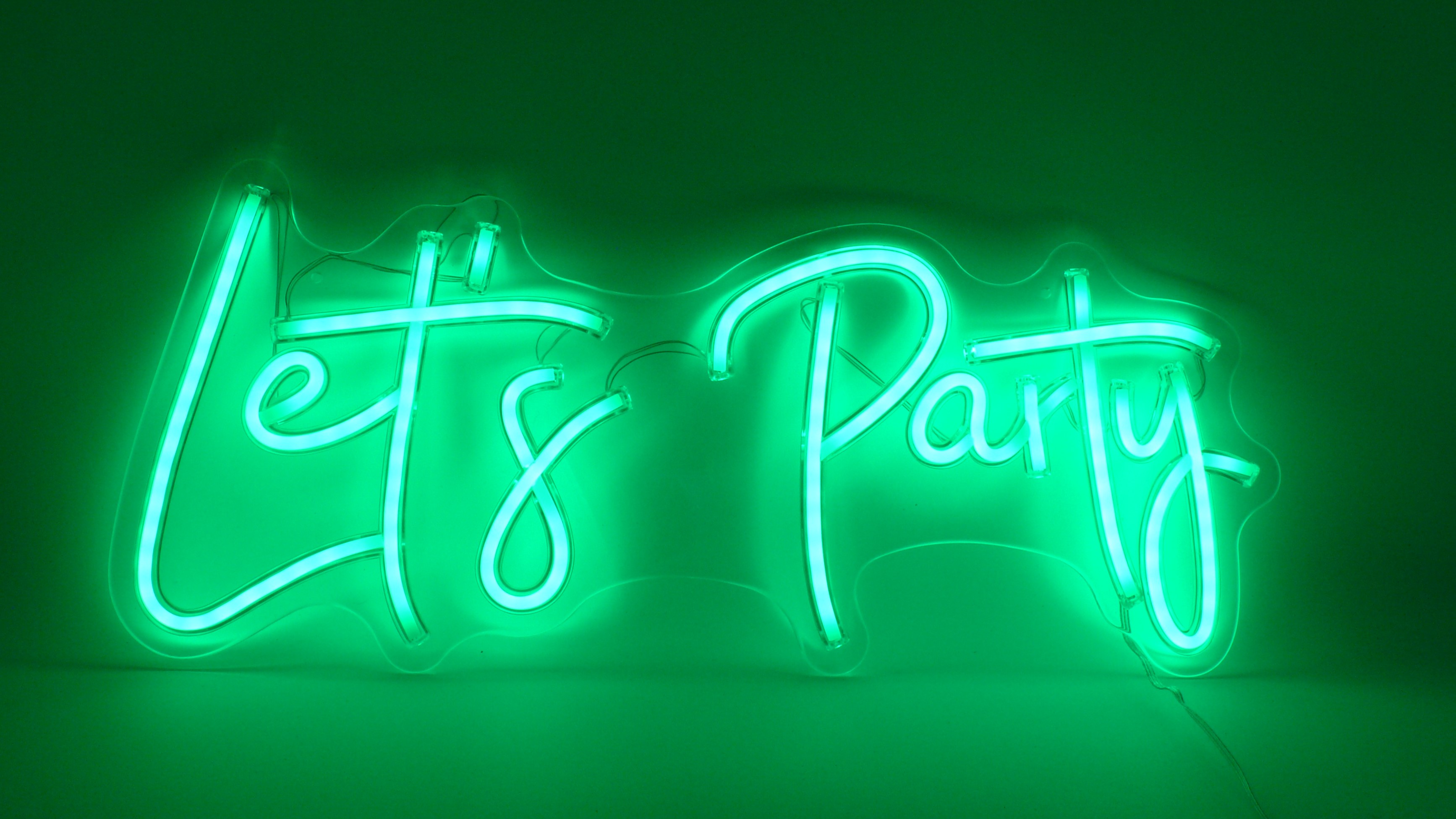 Neonlampe Let´s Party (mit verschiedenen Effekten)