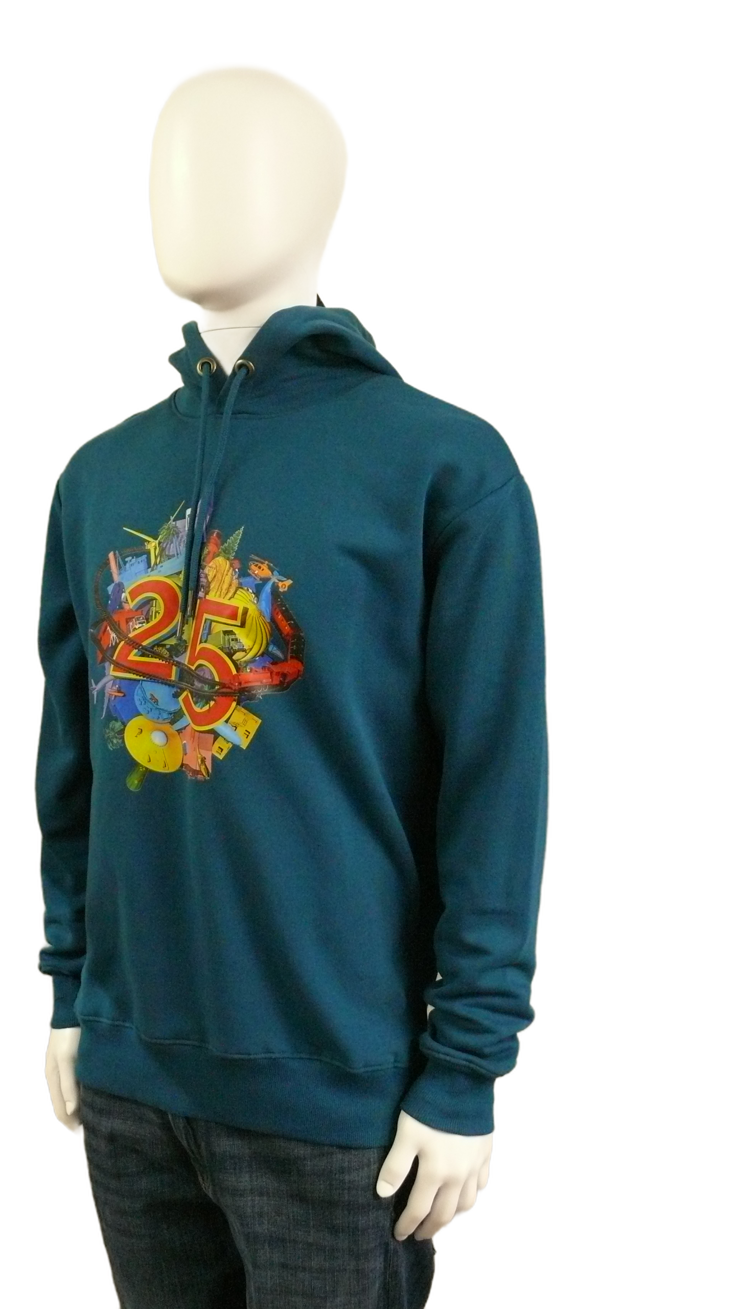Miniatur Wunderland Hoodie - 25 Jahre Miniatur Wunderland - Signet, türkis
