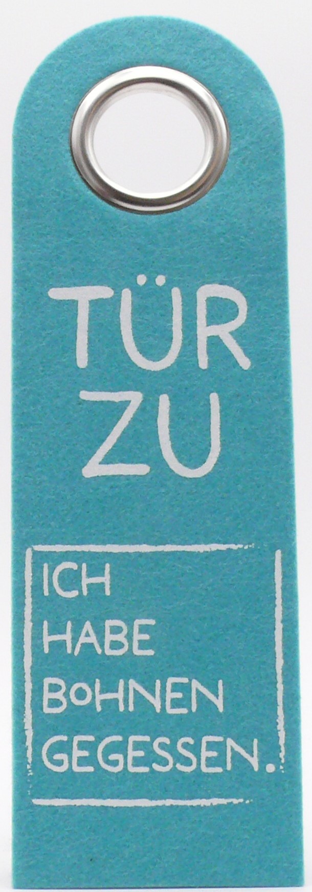 Doorhanger - Tür auf (die Luft ist rein) / Tür zu (Bohnen gegessen)