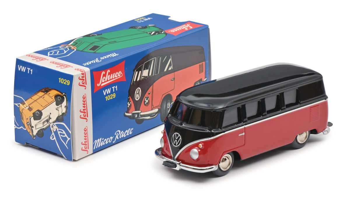 Schuco 450197400 Micro Racer VW T1 – brown/red