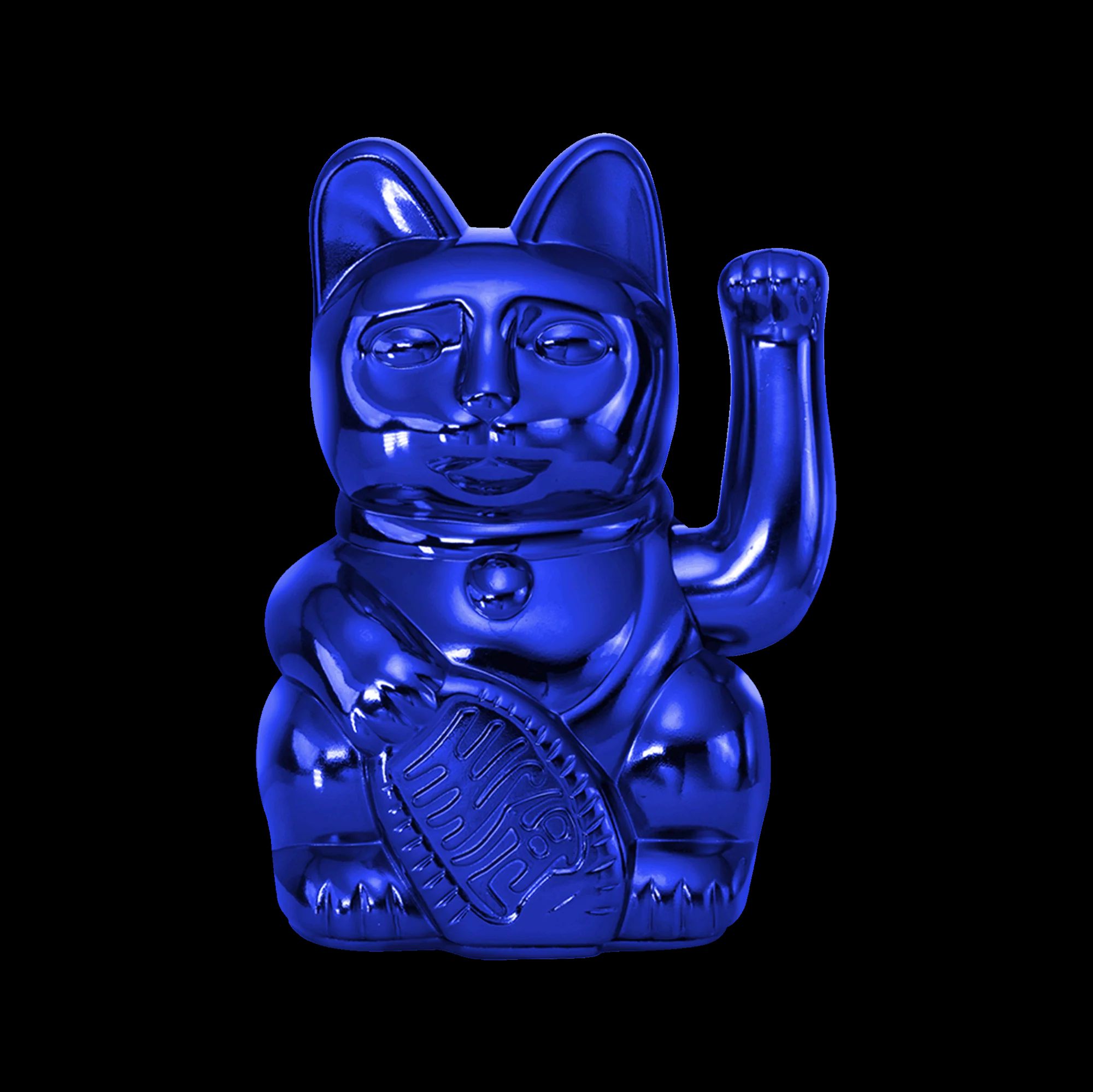 Lucky Cat / Maneki Neko | Cosmic Edition - Earth Shiny Blue