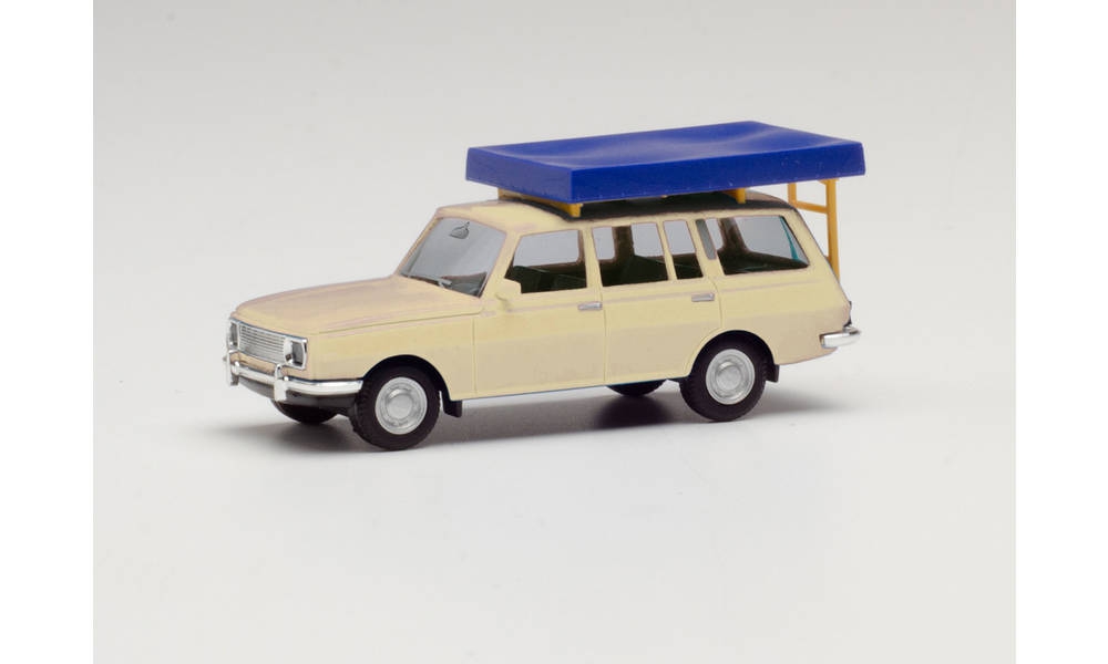 Herpa 420549-002 Wartburg 353 `66. weiß Modellfahrzeug H0 1:87
