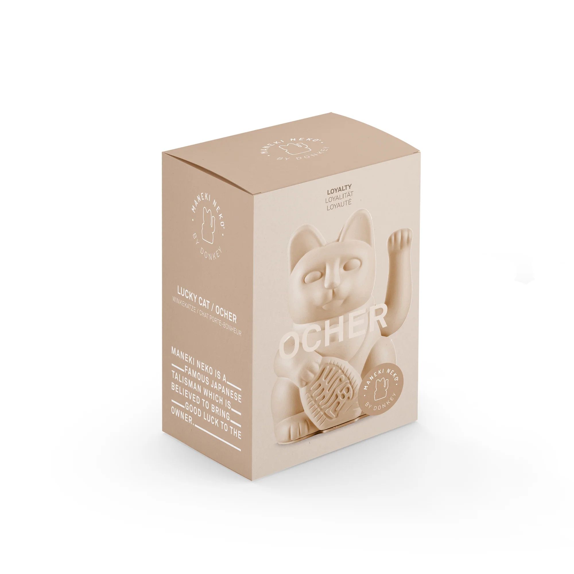 Winkekatze / Maneki Neko | Classic - Ocher