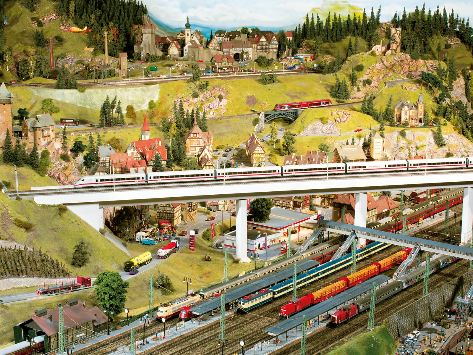  MiWuLa placemat 3D ICE in Central Germany - placemat