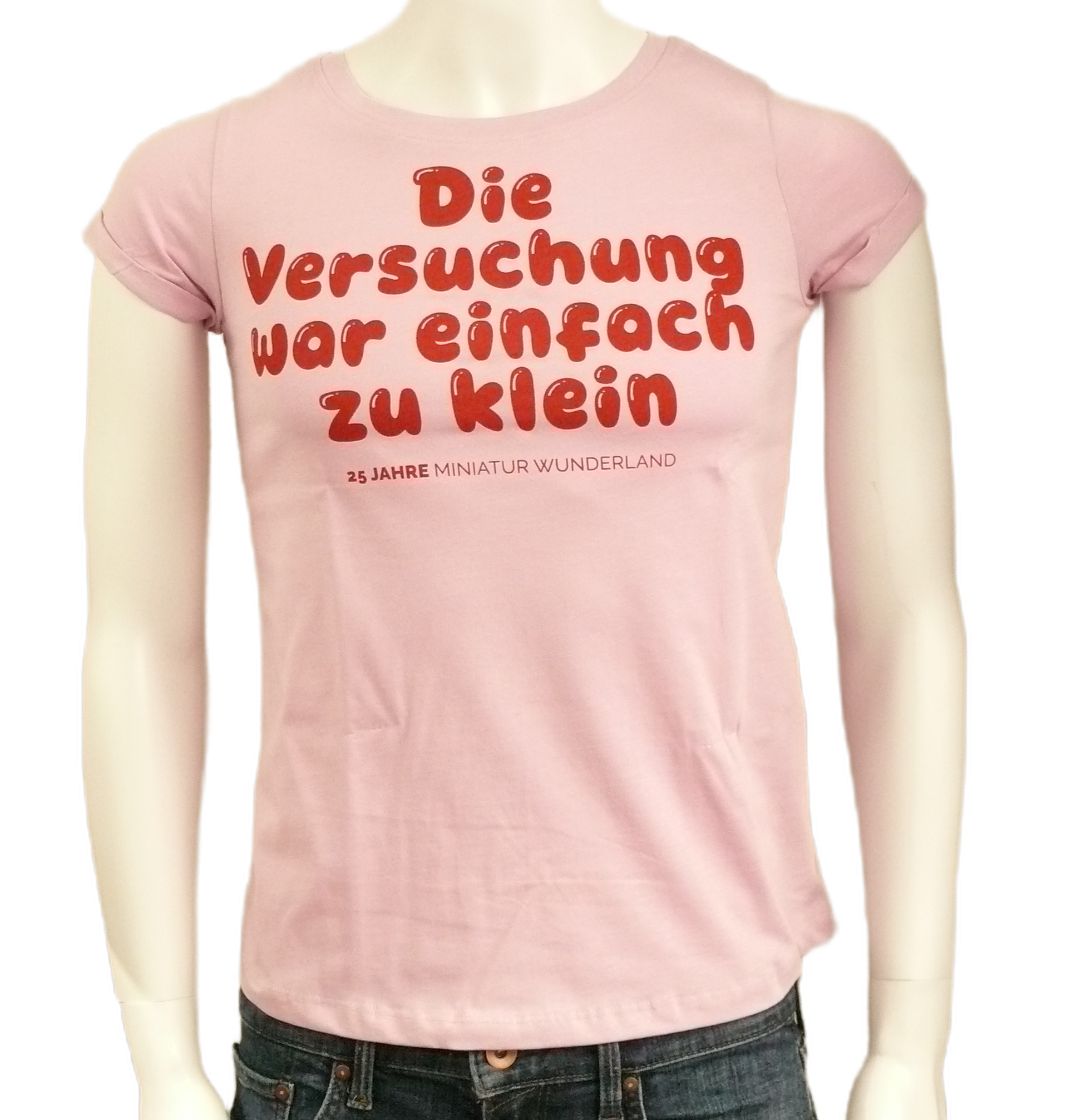 T-Shirt – 25 Years of Miniatur Wunderland – “The Temptation Was Too Small”