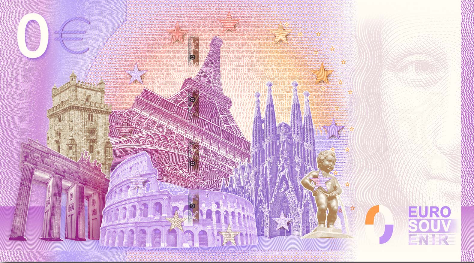 Euro souvenir note "Airport Tower" (2026-41)