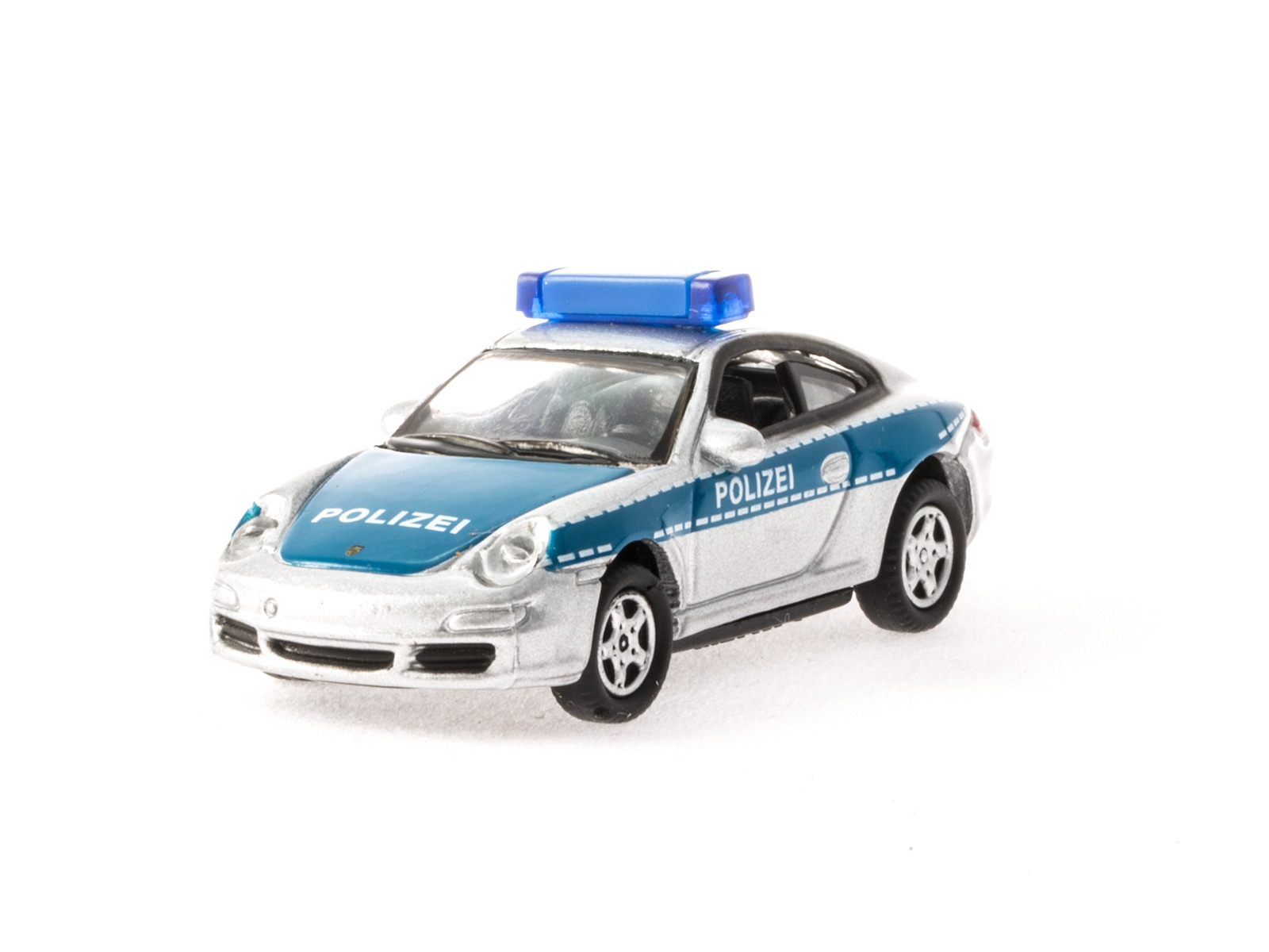 Welly 73117b Porsche 911 (997) Carrera S Coupe "Police", blue 1:87