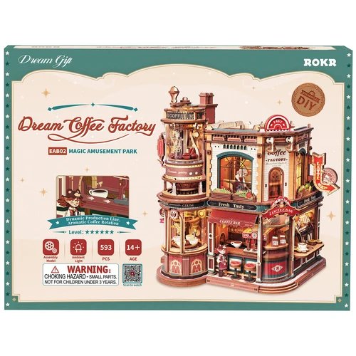 Holzbausatz - Dream Coffee Factory - EAB02 von Robotime
