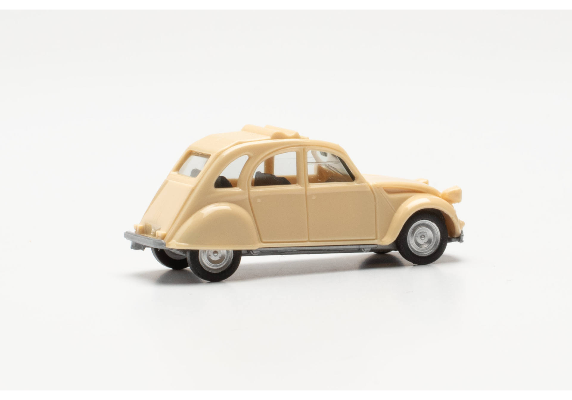 Herpa 020824-007 Citroen 2 CV Rolldach offen, elfenbein 1:87