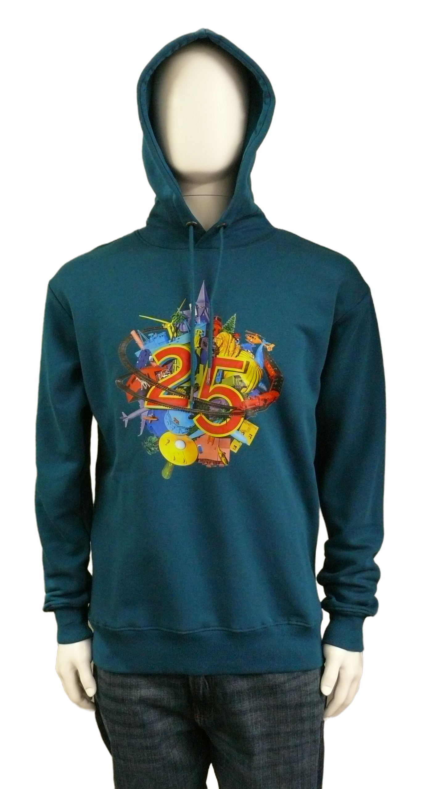 Miniatur Wunderland Hoodie - 25 Jahre Miniatur Wunderland - Signet, türkis