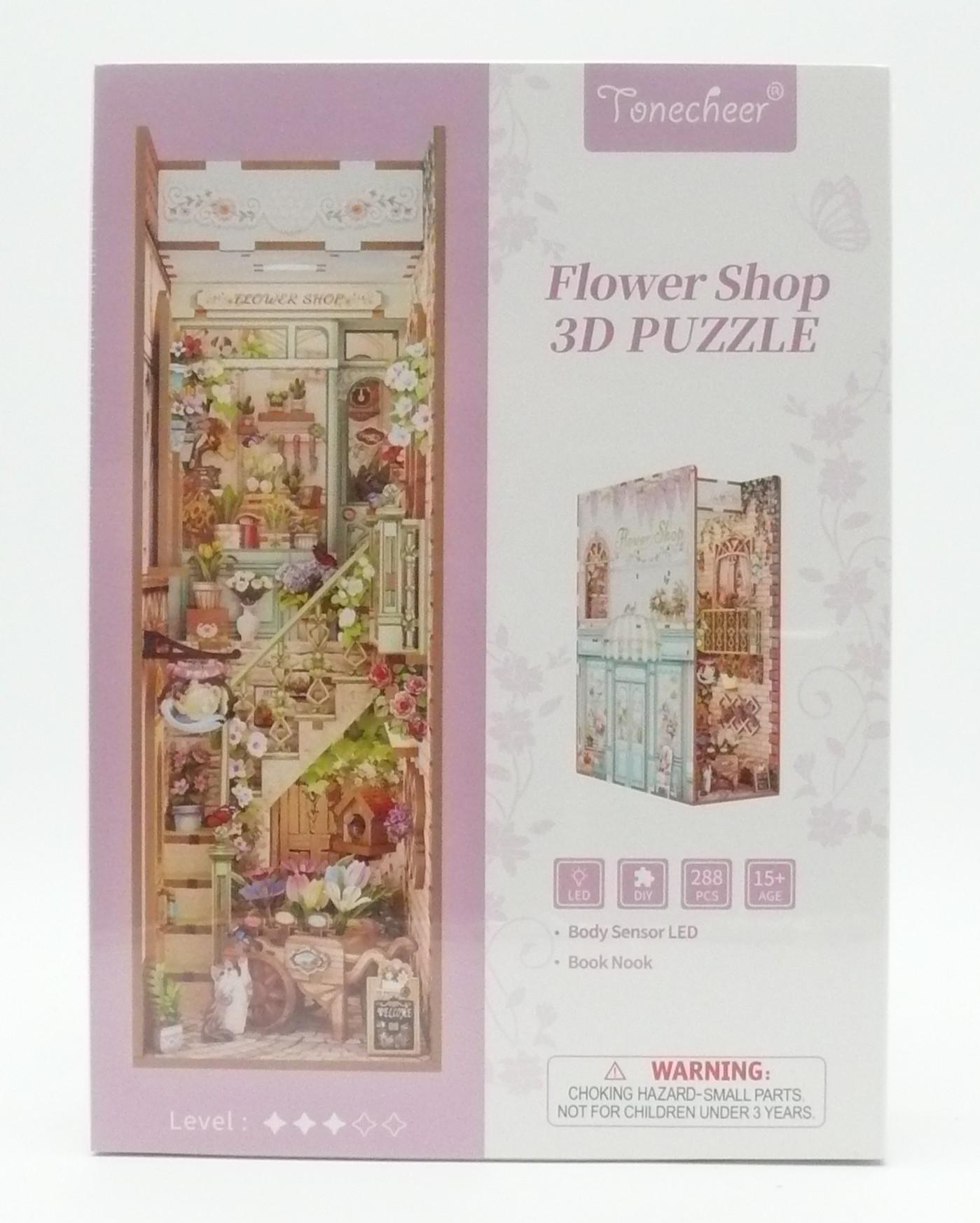 Holzbausatz / Book Nook - Flower Shop - TQ141 von Tonecheer