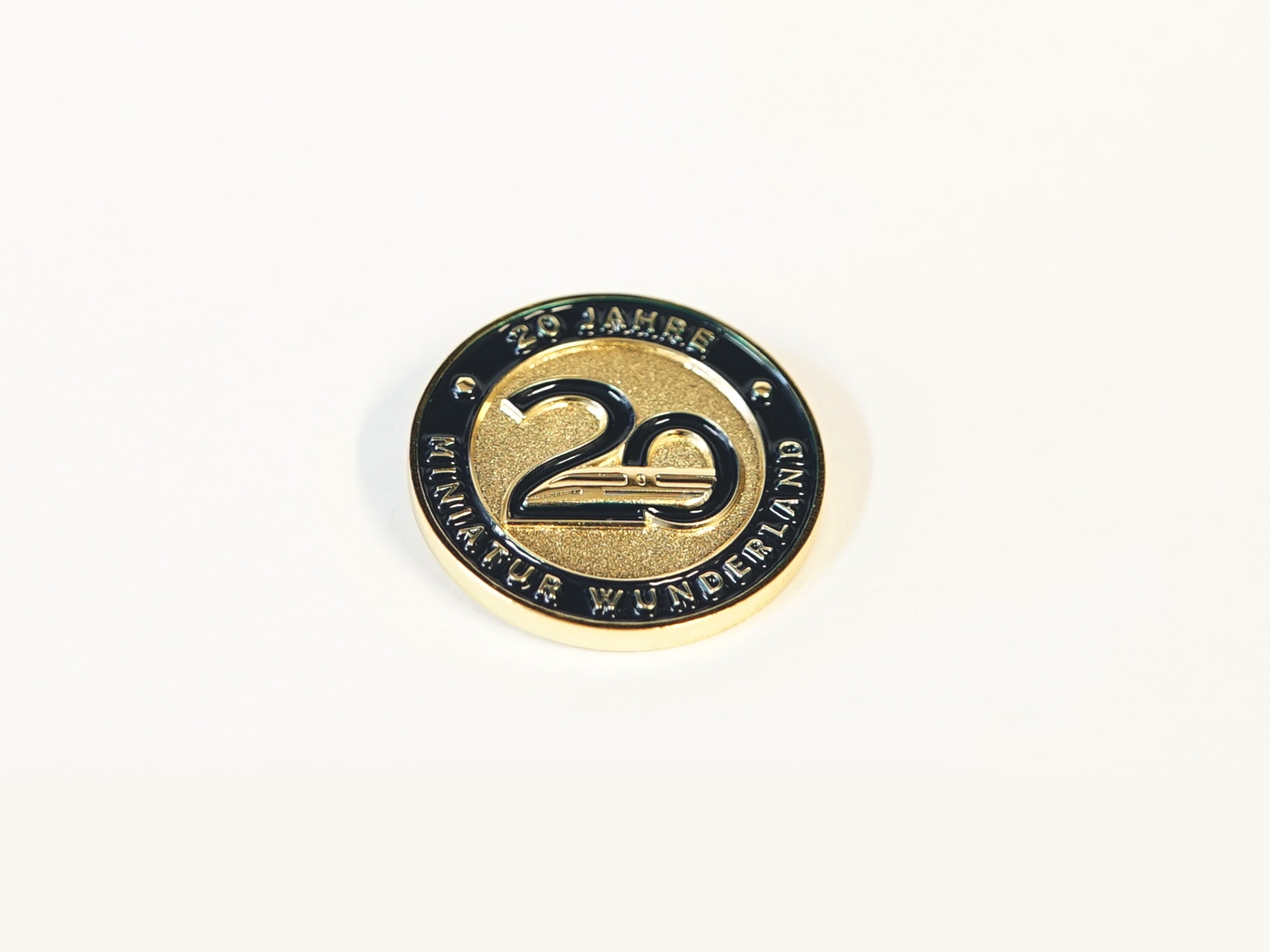 Miniatur Wunderland Coin "20 Jahre Wunderland" in a case