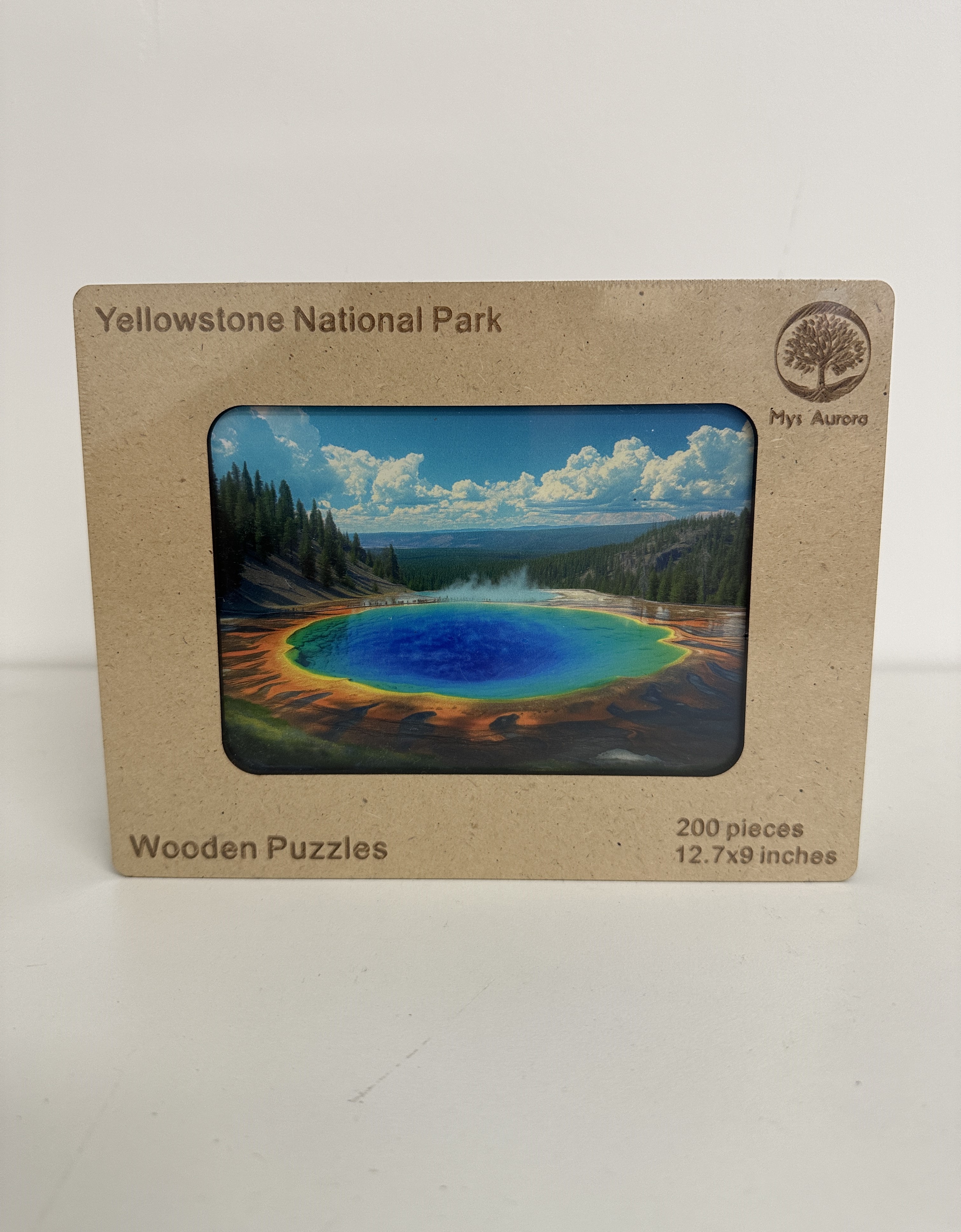 Wooden Puzzle – "Yellowstone National Park" – 200 Pieces