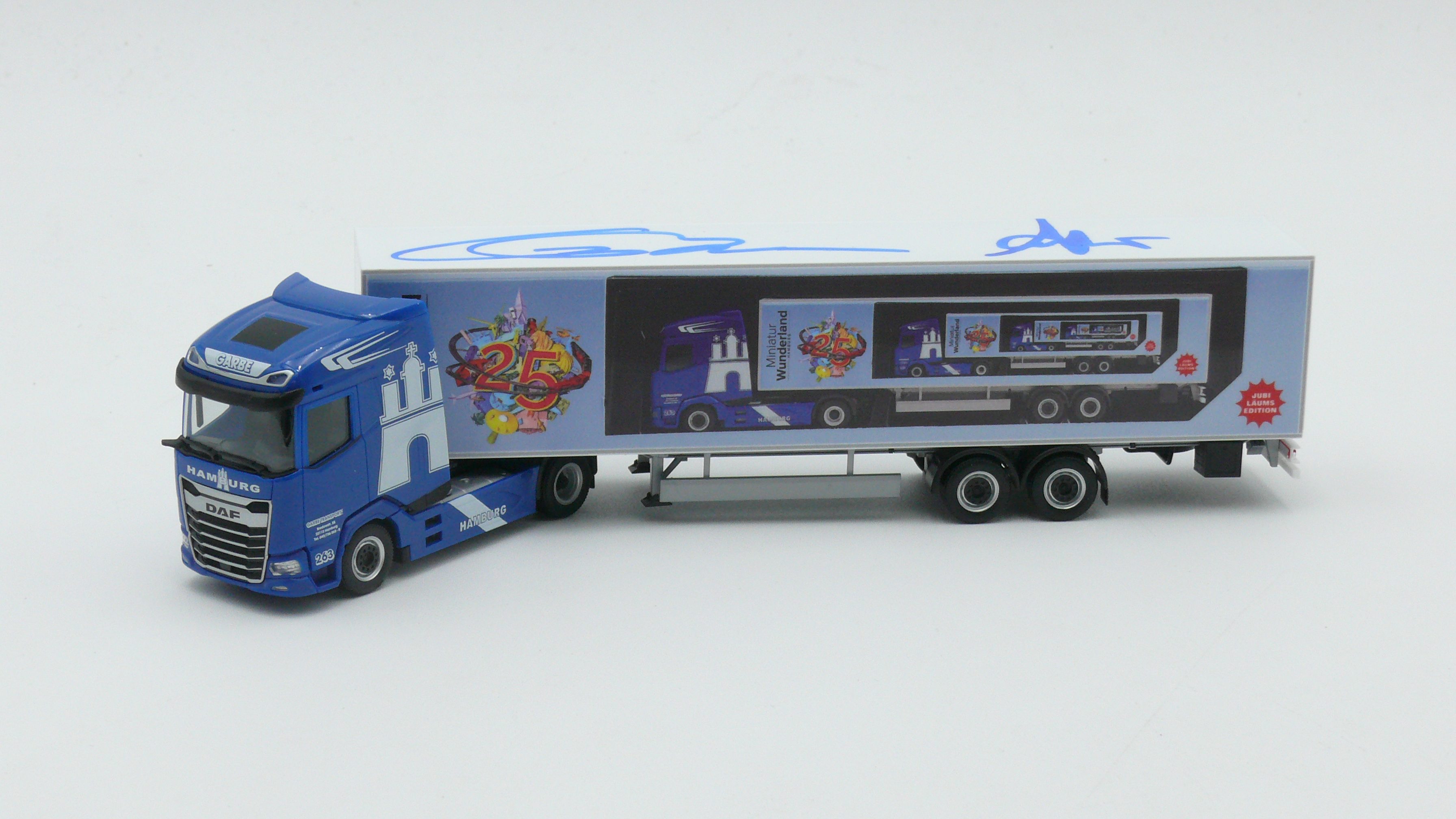 Herpa 962186 Sondertruck "25 Jahre Miniatur Wunderland" - Limitiert & Signiert