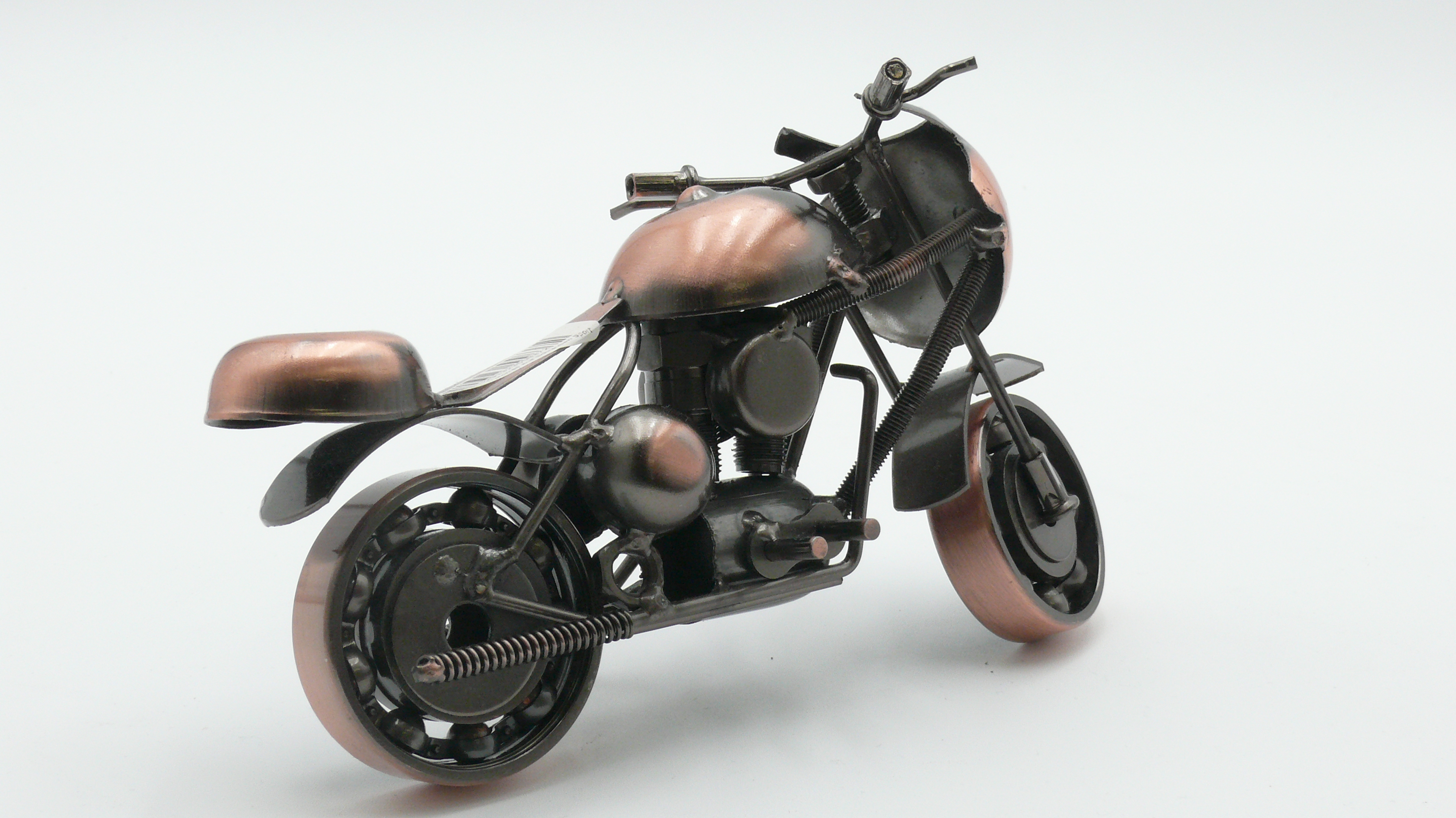 Metall Motorrad aus Schrauben - Sport