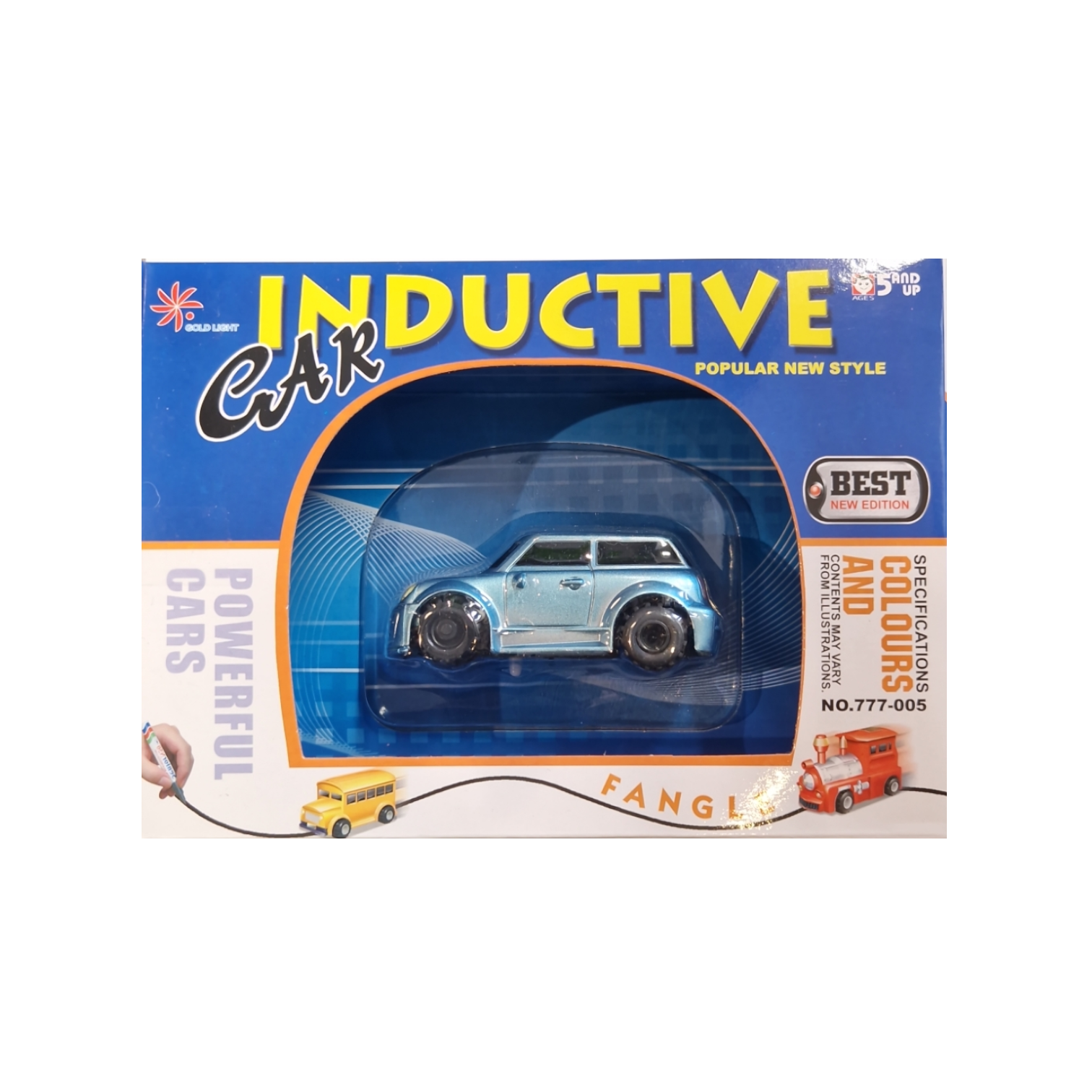 Inductive Car - Rennwagen, blau
