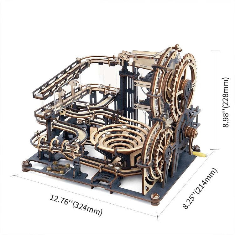 Holzmurmelbahn Night City New LGA01 3D Puzzle ROKR Robotime