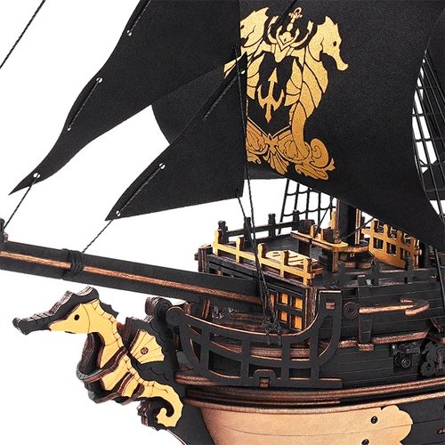 Holzbausatz - Segelschiff "Seahorse" - MCB02 von Robotime