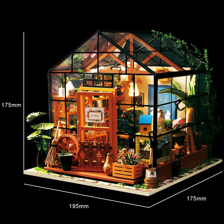 Model Kit – Cathy's Flower House – DG104 by Robotime