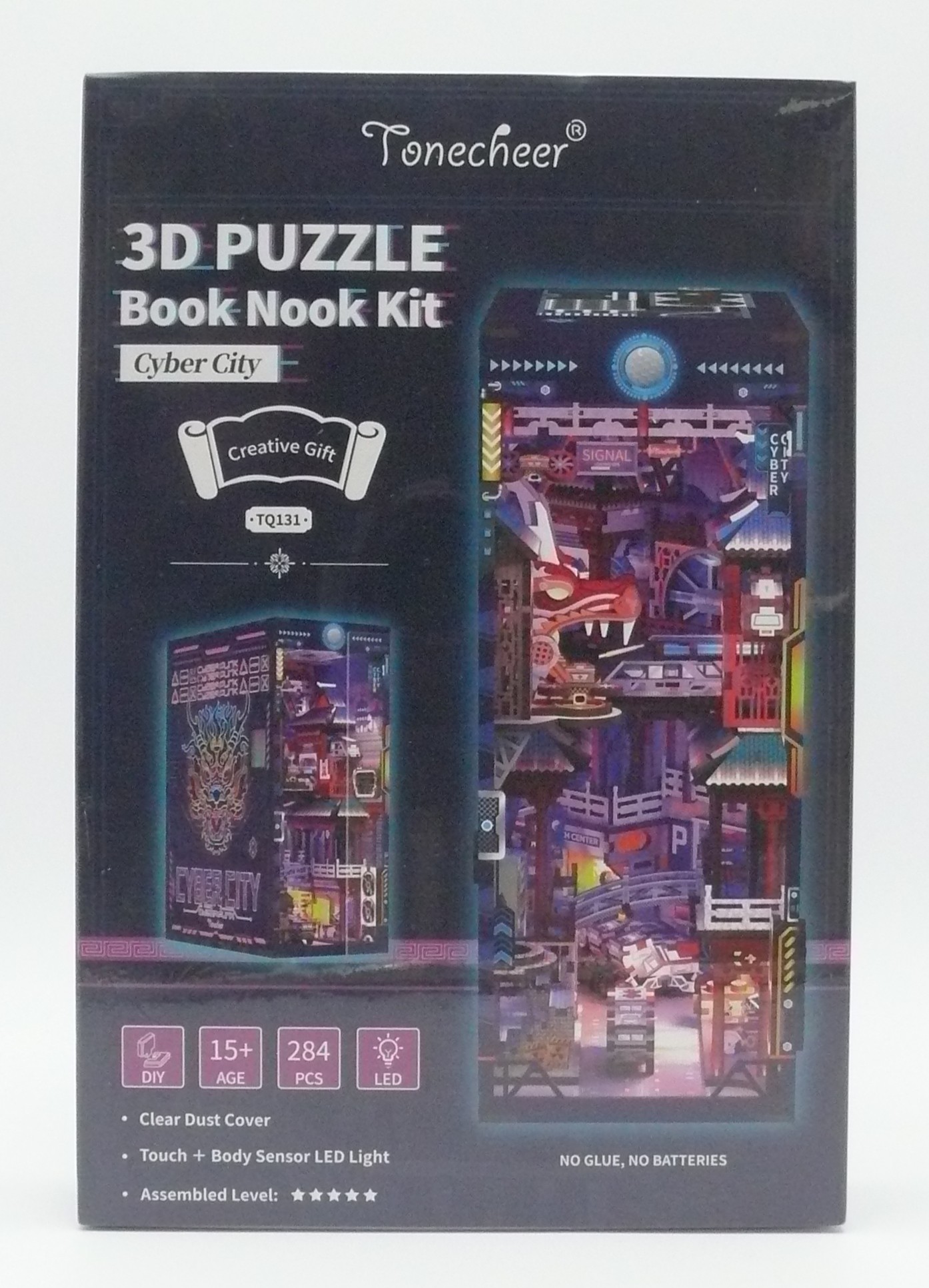 Holzbausatz / Book Nook -  Cyber City - TQ131