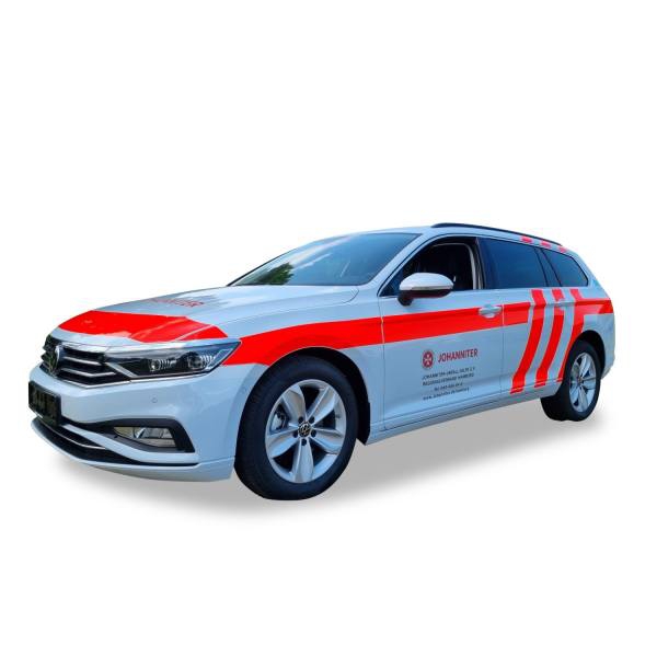 Herpa 952842 VW Passat Variant "Johanniter Hamburg" Modellfahrzeug H0 1:87