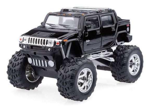 KINSMART 2005 Hummer H2 SUV Off Road - Rot, Blau, Schwarz, Gelb 1:40