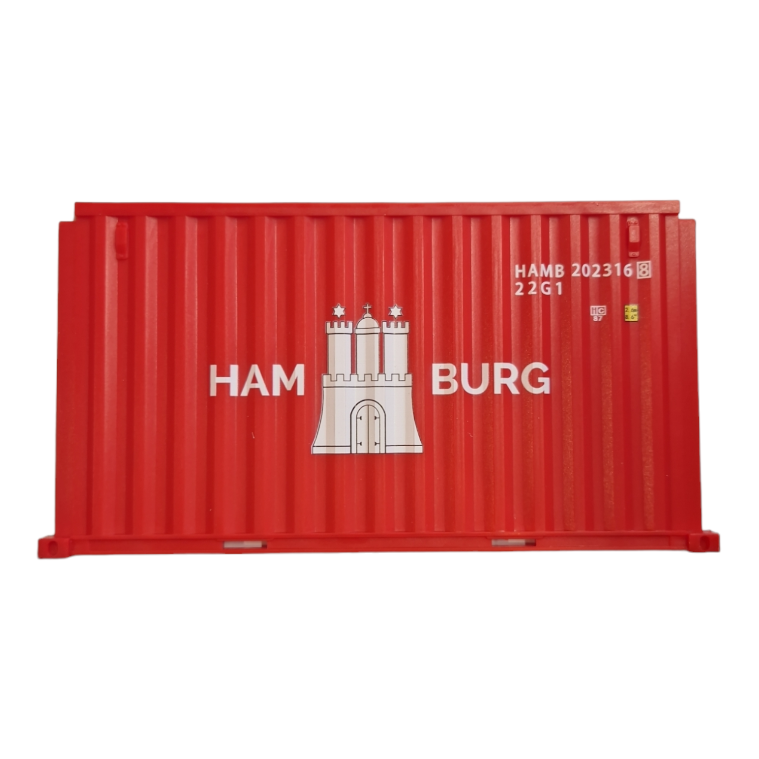 Tissue Box Container Rot Hamburg Wappen