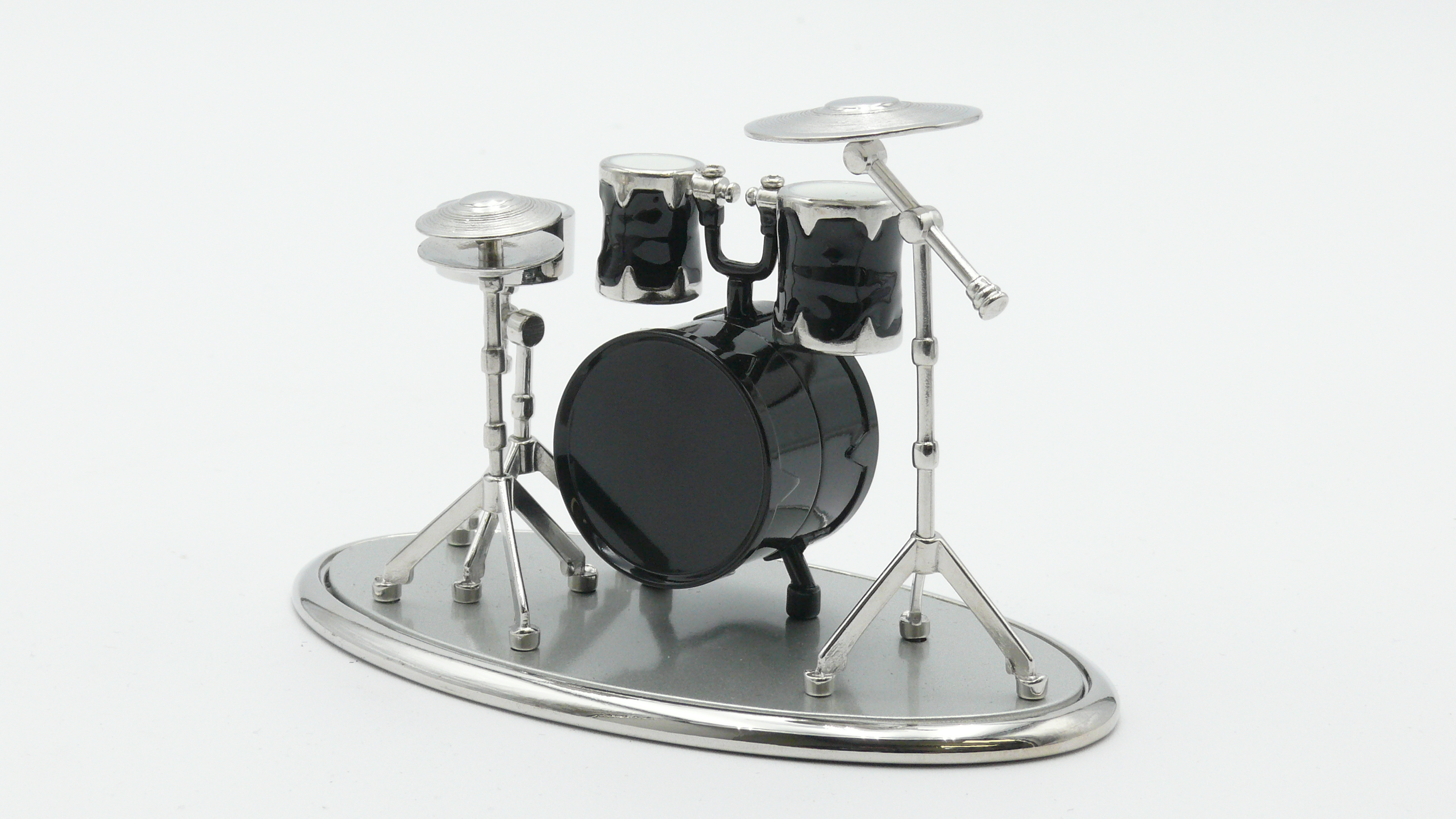 Drum Kit Miniature Clock