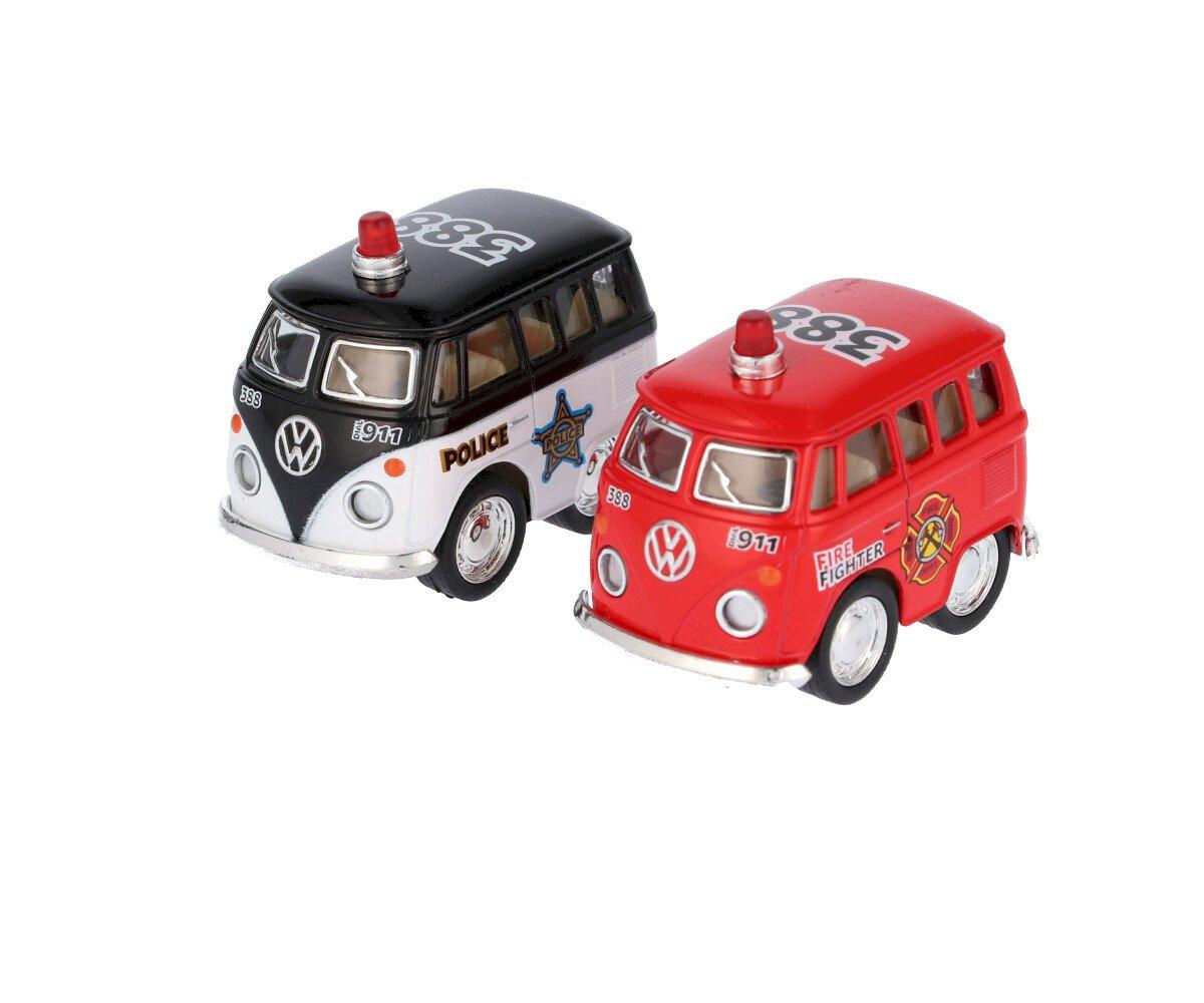 KINSMART Mini VW T1 Police or Fire Brigade